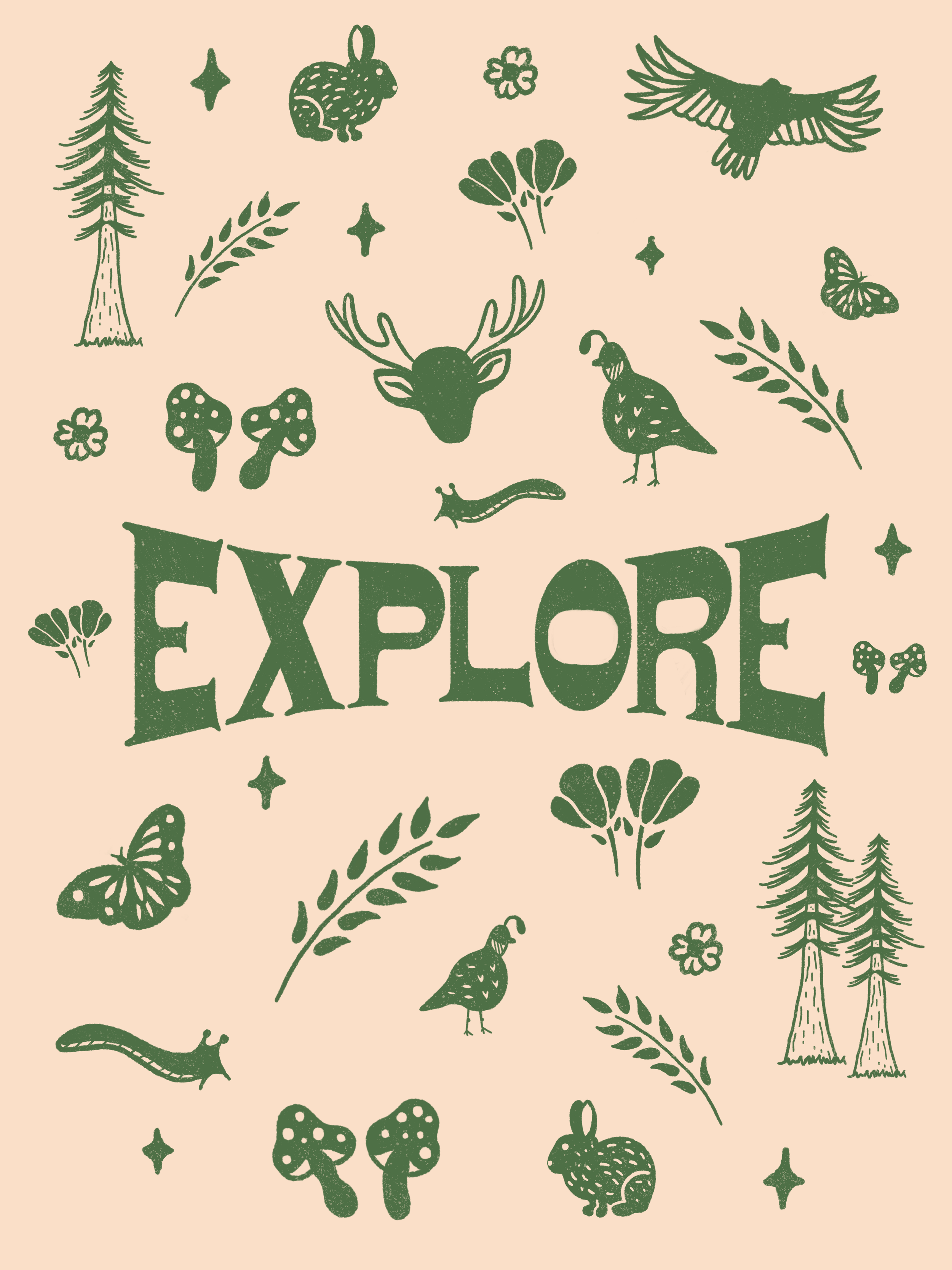 Explore Art Print