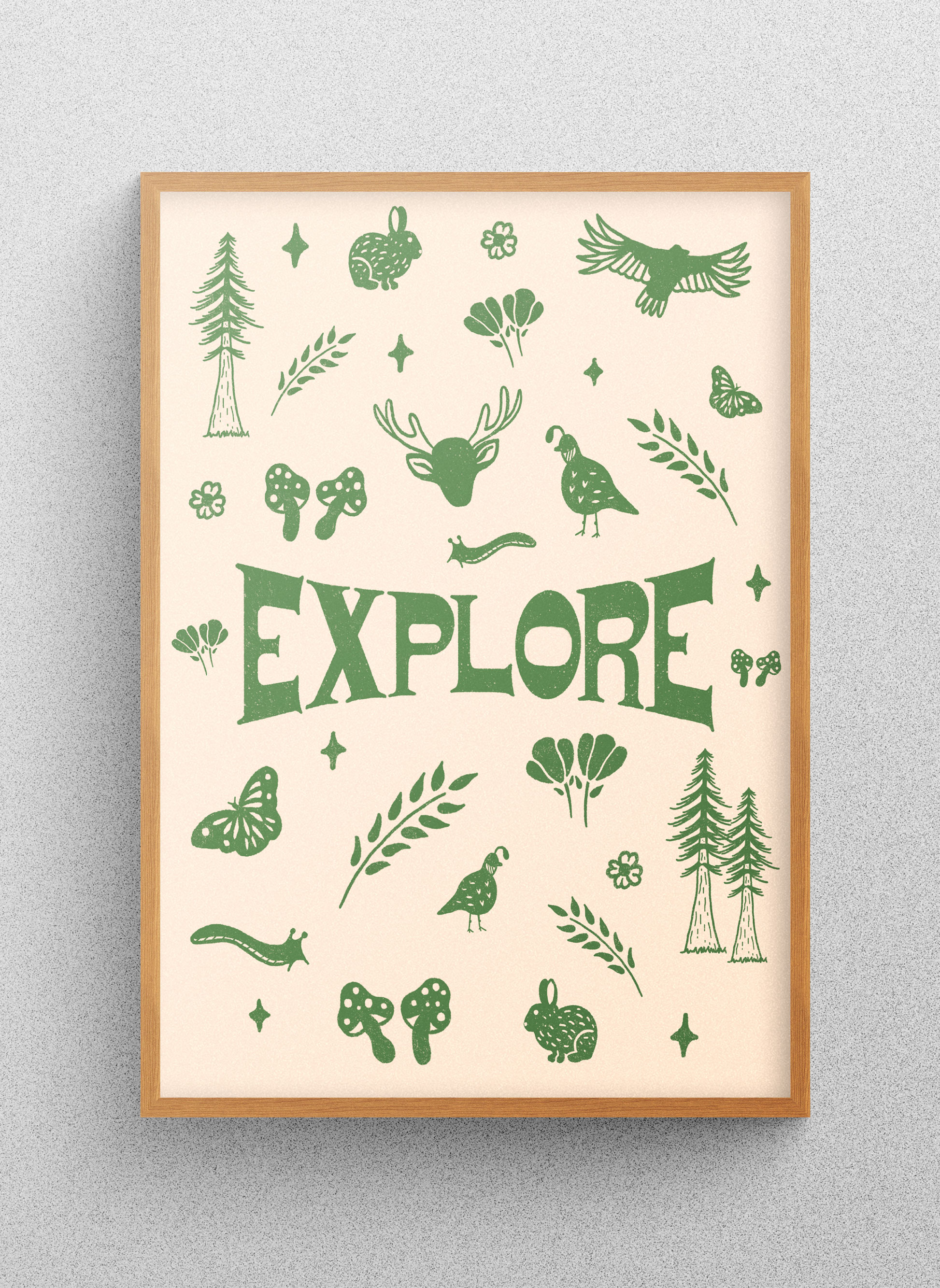 Explore Framed Print