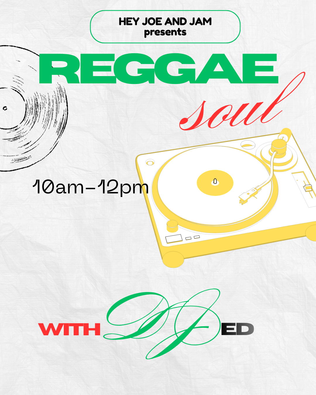 Reggae &amp; Soul with DJ Ed