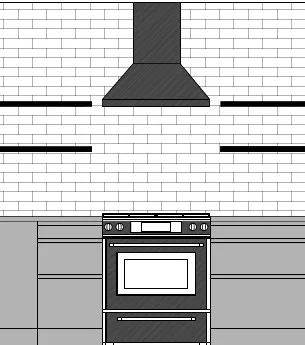 Initial drawings for kitchen feature wall for small Littleton kitchen.
