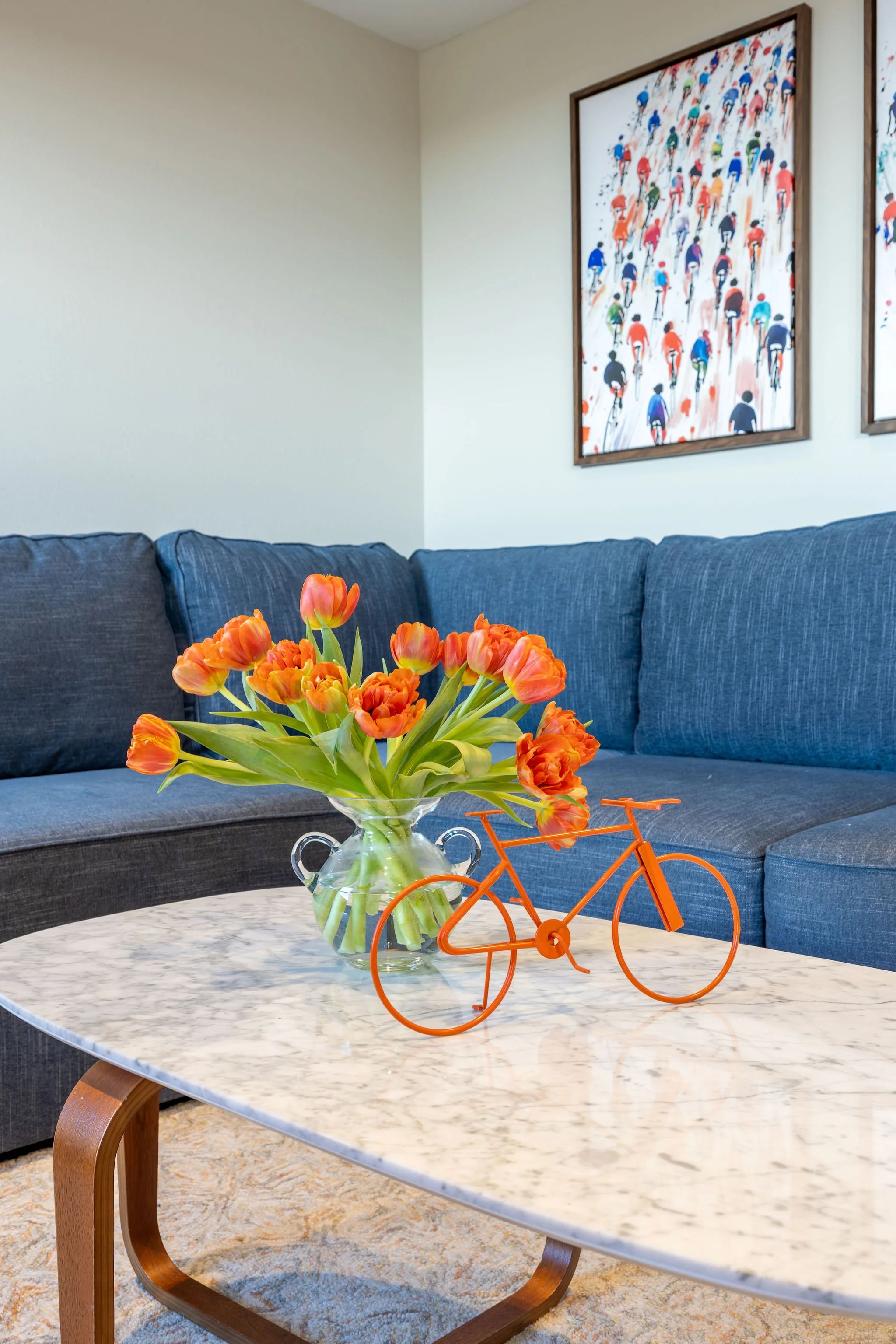 This little bike gem was crafted from bike parts fished out of the cancals of Amsterdam.