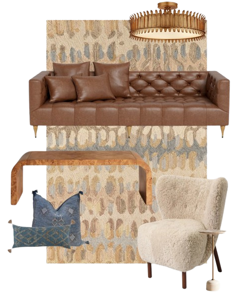 Living room interior design concept