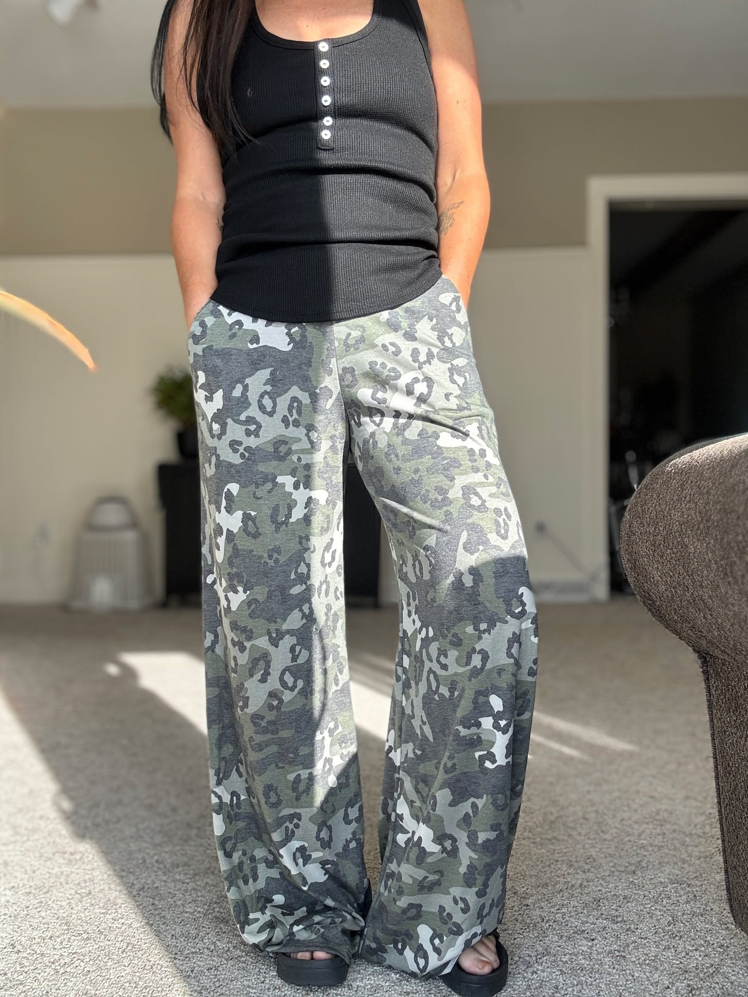 Camo &amp; leopard 🐆💚 available in small - xlarge!