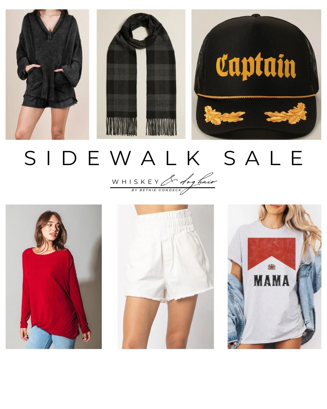 Sidewalk Sale &amp; Wardrobe Revival is still available at Just Peachy Boutique and Gift ✨ Open 10am - 2pm! Stop over &amp; check it out!