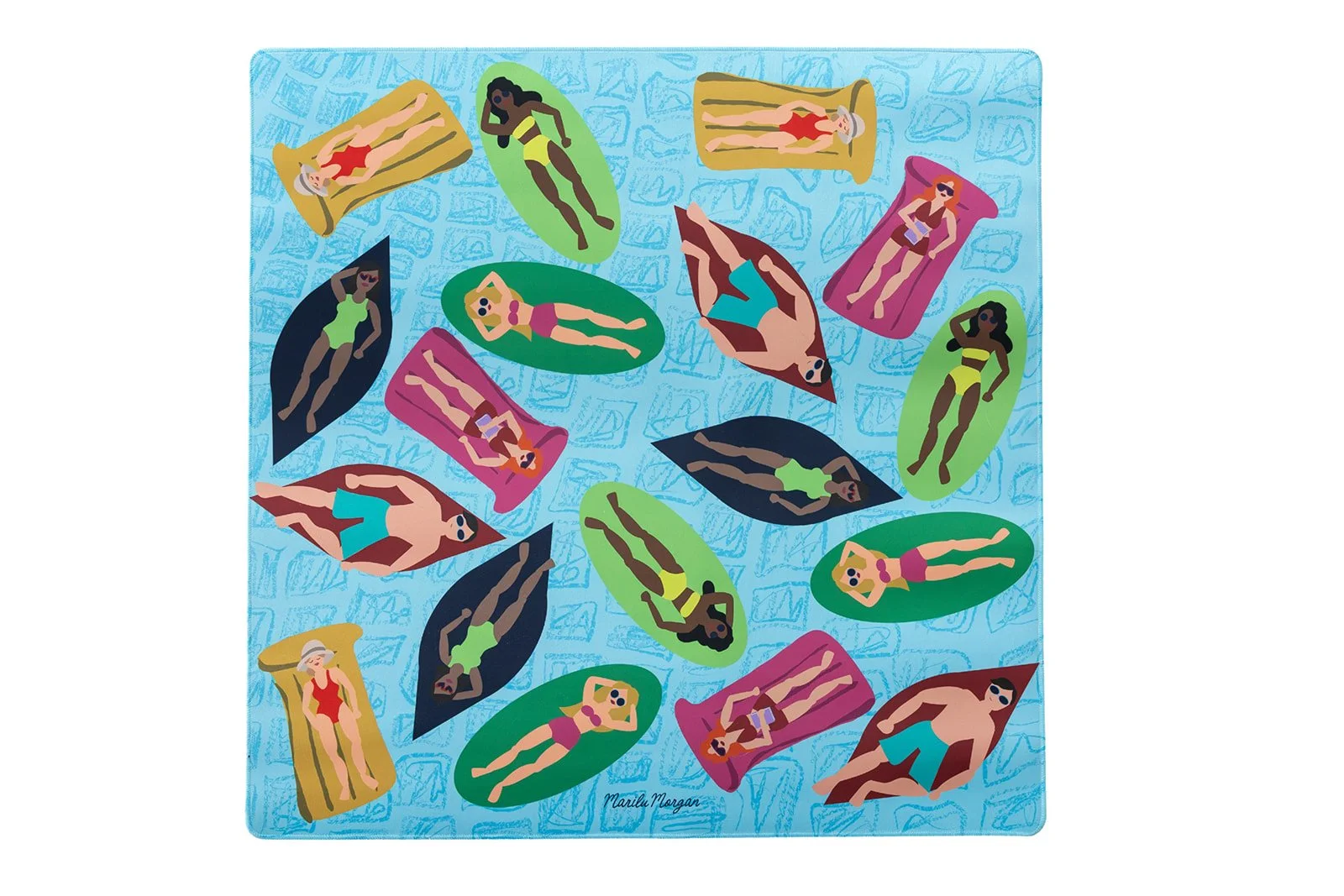 Bathing Beauties Mahjong Mat