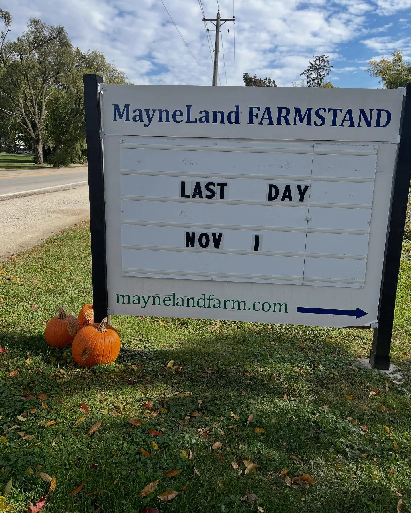 thank you to all of our customers for the most amazing farm season&hellip; we want to remind everyone that our official last day of farmstand is saturday, november 1st, but our online store will still be open! (link in bio.) we also wanted to remind 