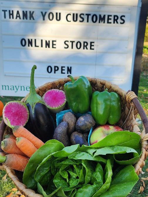 Our farmstand might be closed, but we still have so much wonderful produce to offer this time of year! You can order online for pickup now.