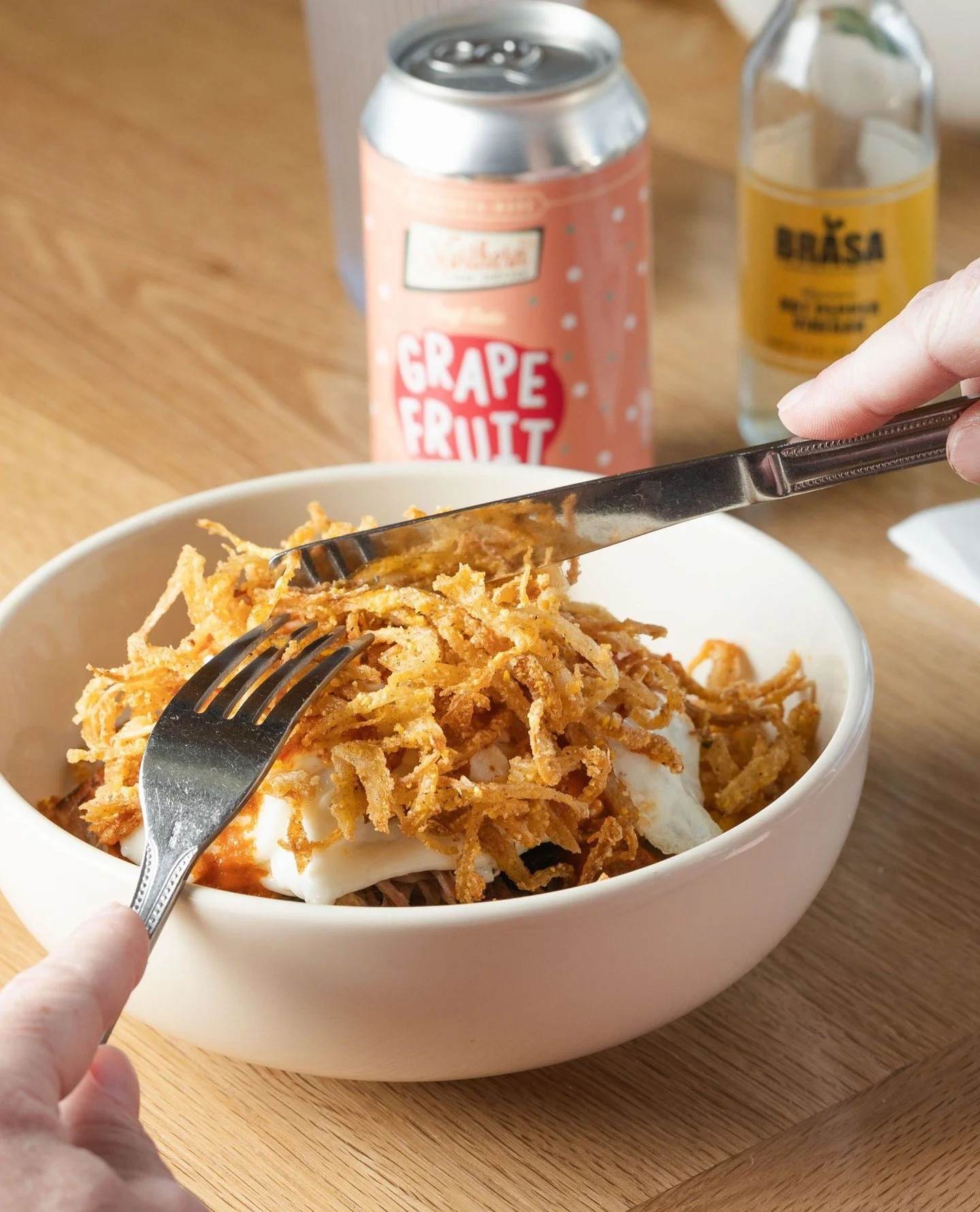 A #SlowRoastedPork bowl is the perfect answer for most things:⁠
⁠
Happy? Pork Bowl⁠
Sad? Pork Bowl⁠
Excited? Pork Bowl⁠
A strange, sharp pain in your back? Go see a doctor. But, also....Pork Bowl 🫣