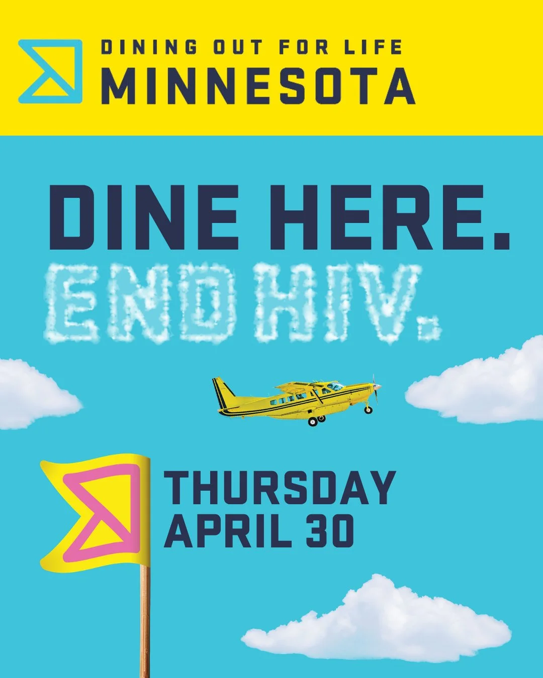 Dine Out. Do Good 🥰⁠
⁠
On April 30, we&rsquo;re joining Dining Out For Life Minnesota in support of neighbors living with HIV, in partnership with The Aliveness Project here in Minneapolis.⁠
⁠
Their work centers on the essential&mdash;access to nour