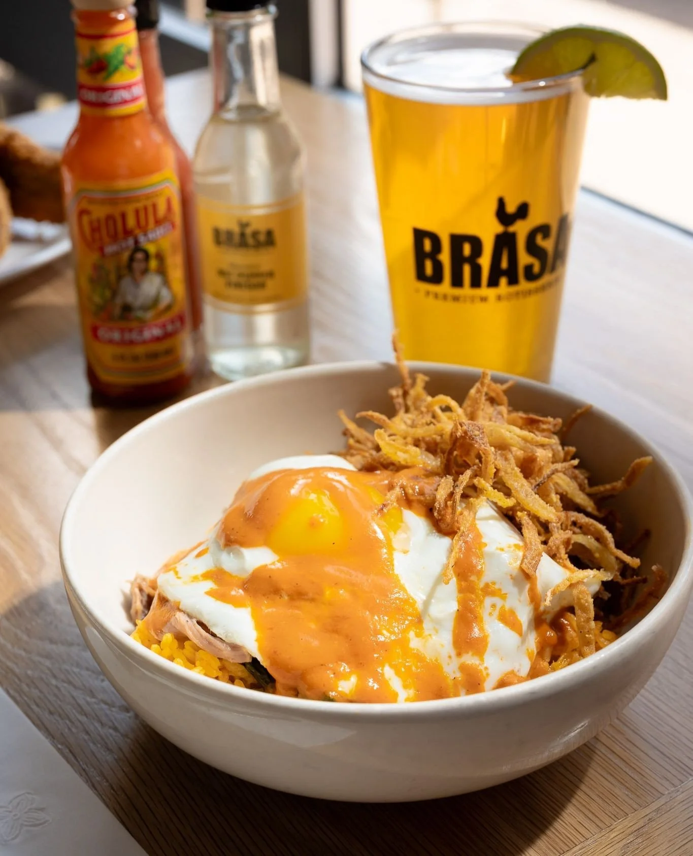 #FriYay: a bowl full of something good, a cold drink, and somebody across the table worth laughing with 🥰