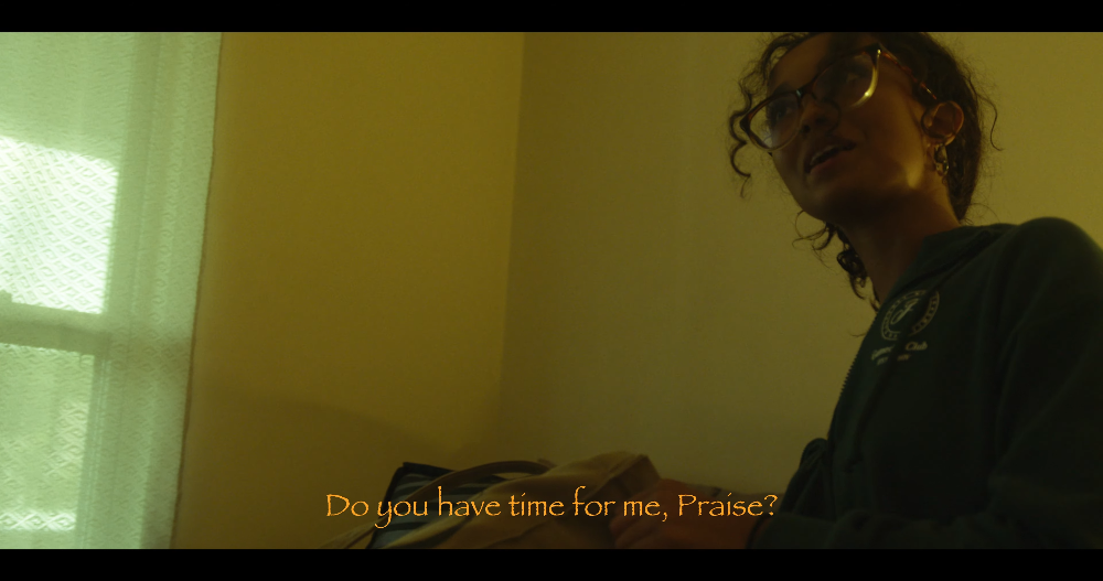 never doing that again. (2024) – Cinematography by Antoine Jackson Jr, Directed by Praise Mcnealy. In photo is Praise Mcnealy & Jadelice Cosme