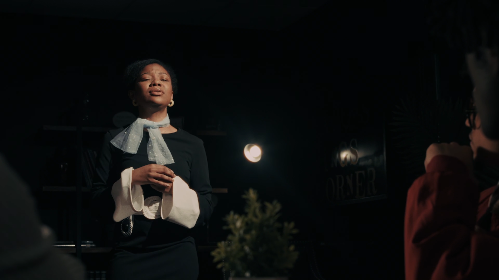 How Glad I Am (2025) – Cinematography by Antoine Jackson Jr, Directed by Kareem Callaway, performed by Seania Burnett