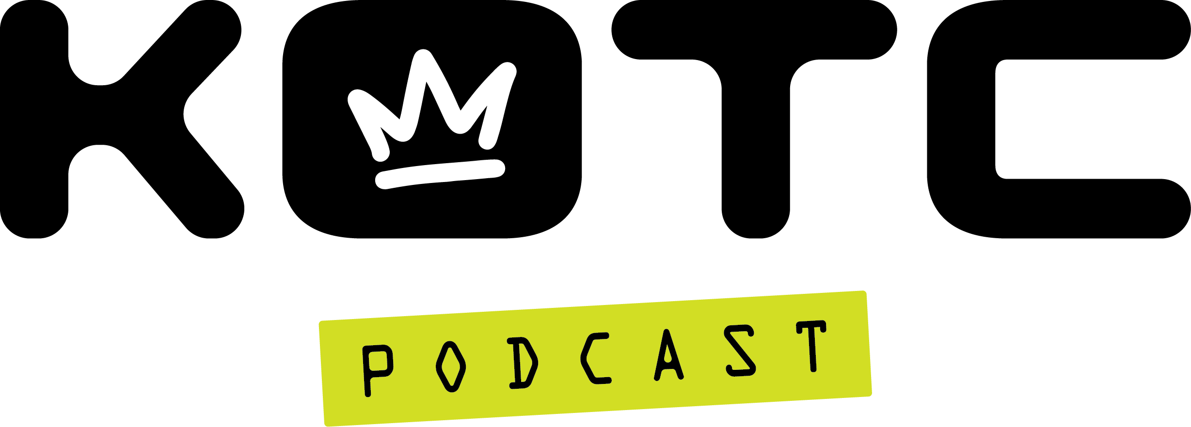 Black text with the words "SPIDER'S Web Radio" and a green rectangular label with the word "PODCAST" inside.