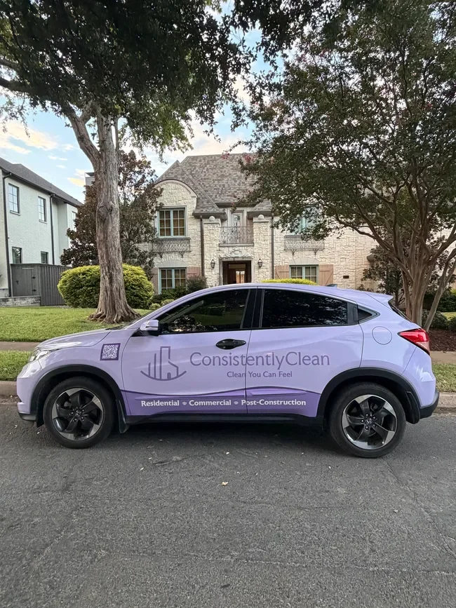 Consistently Clean car parked in front of customers home in Lakewood for a move out cleaning