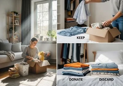 Decluttering and Organizing Clothes