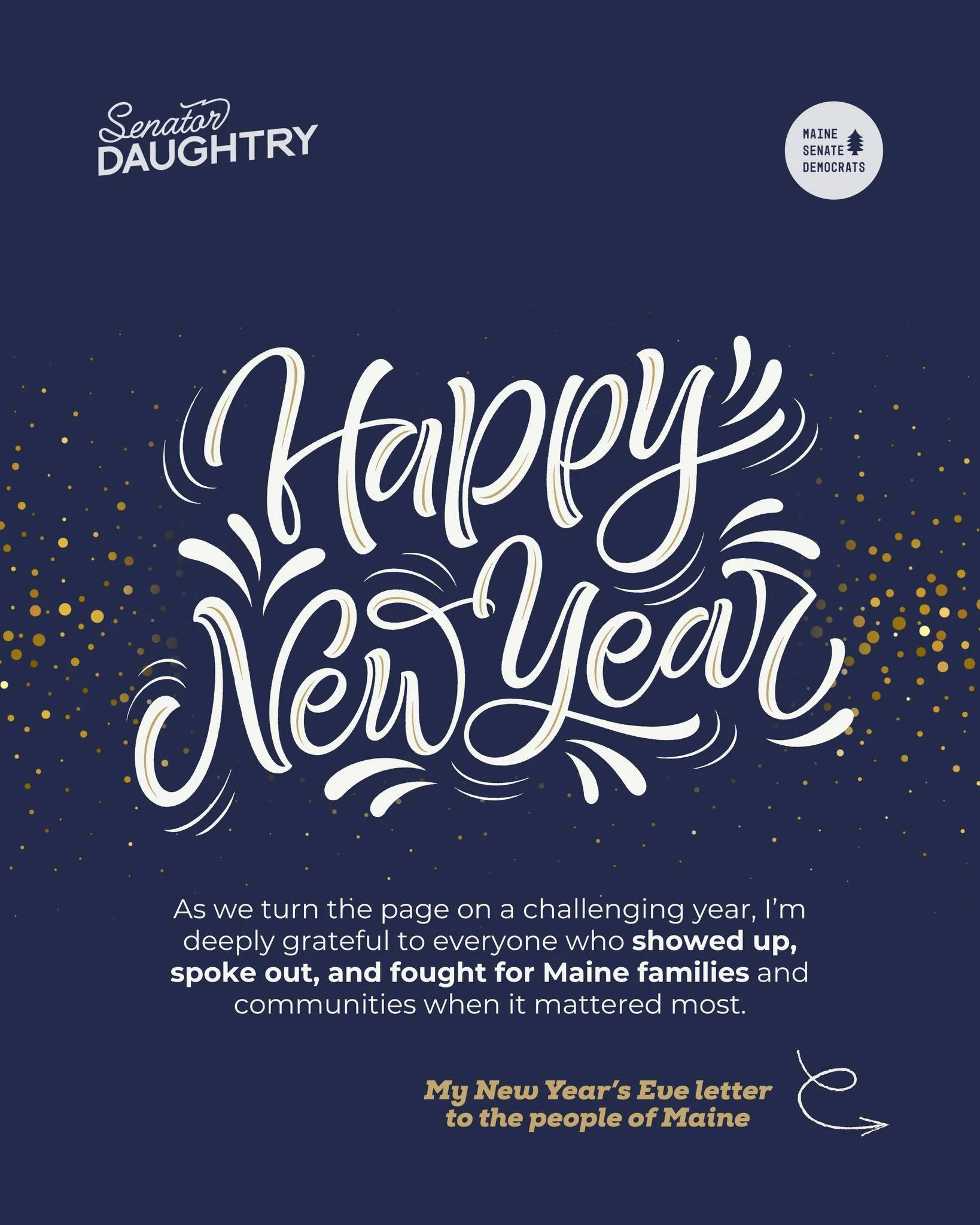 Happy New Year&rsquo;s Eve, Maine! Here&rsquo;s my letter to you ✍️🎆