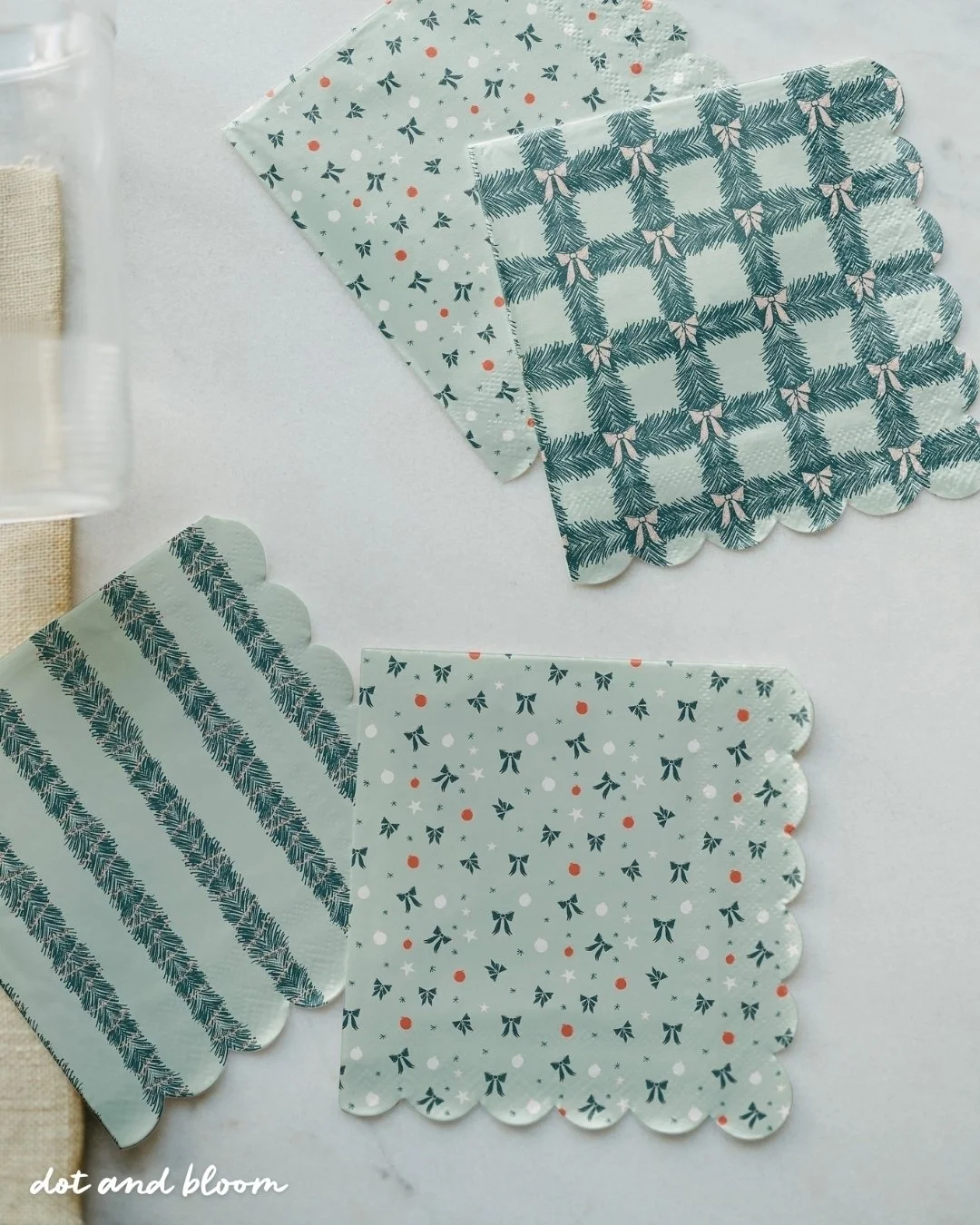 Party vibes 🎉🍾 I'm loving how these holiday patterns look on party napkins 😍

⁘ ⁘ ⁘ ⁘ ⁘ ⁘ ⁘ ⁘ ⁘

These patterns were created for the Yuletide Cheer art call. Thank you for the opportunity @afreshbunch @bonniechristine !!

Art Licensing | Holiday P