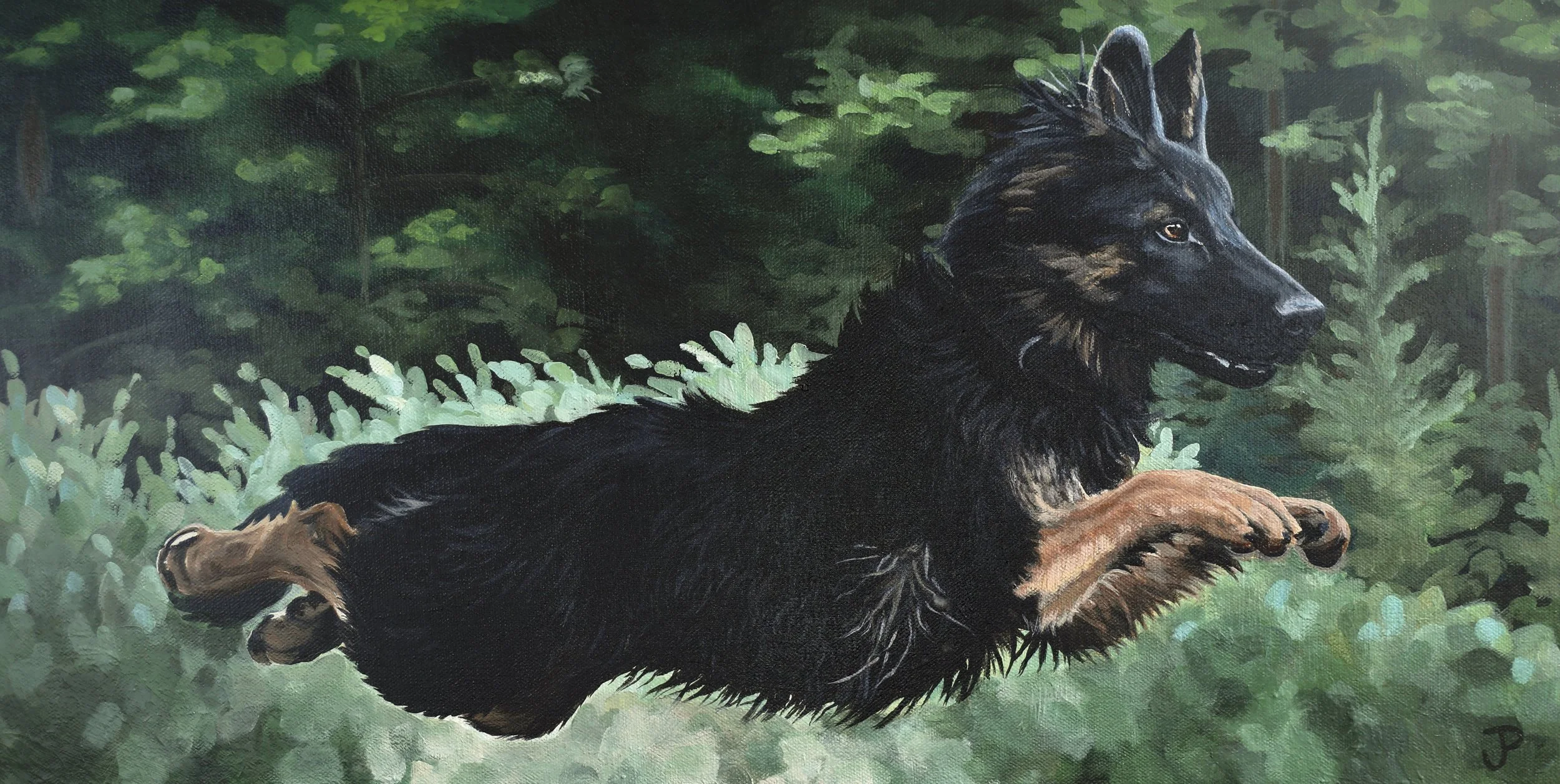 Super Sig
12 x 24" Acrylic Canvas Original