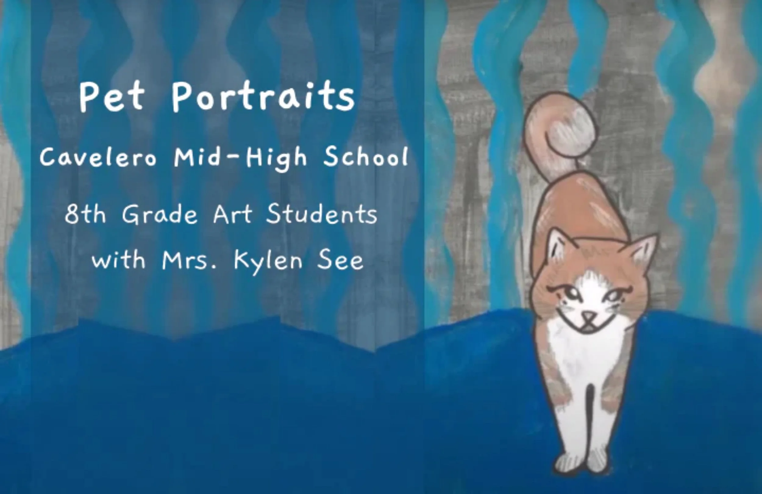 Some very talented Cavelaro Middle High School students recently joined us to help animals. To meet them and see the outstanding pet portraits they created, watch their video 