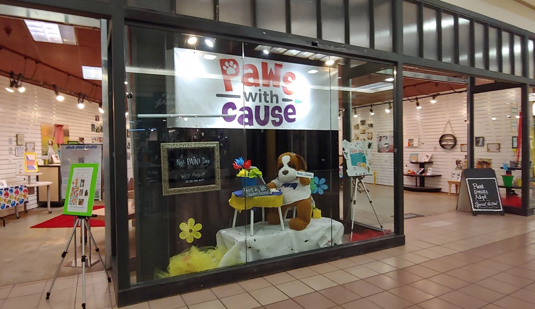 Art with Heart: Shelter Pet Portraits by Seniors at Paws With Cause