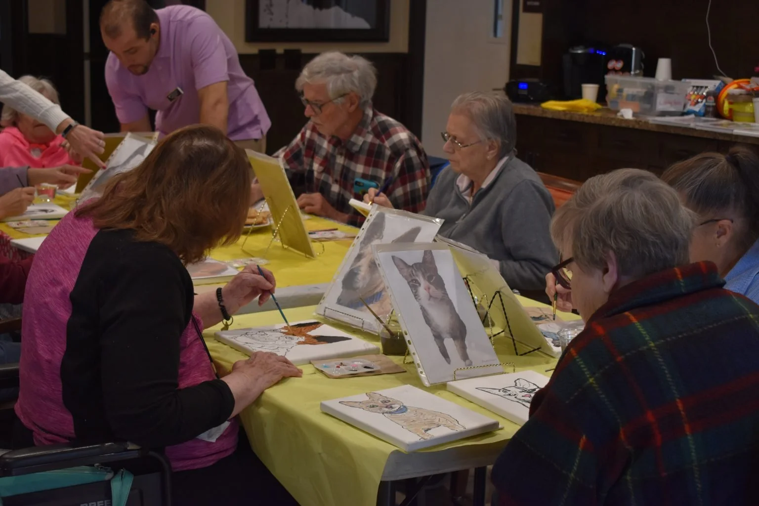 Lynwood Times: Paws with Cause hosts residents of Pacifica as they made their way to the main office and recreation space.