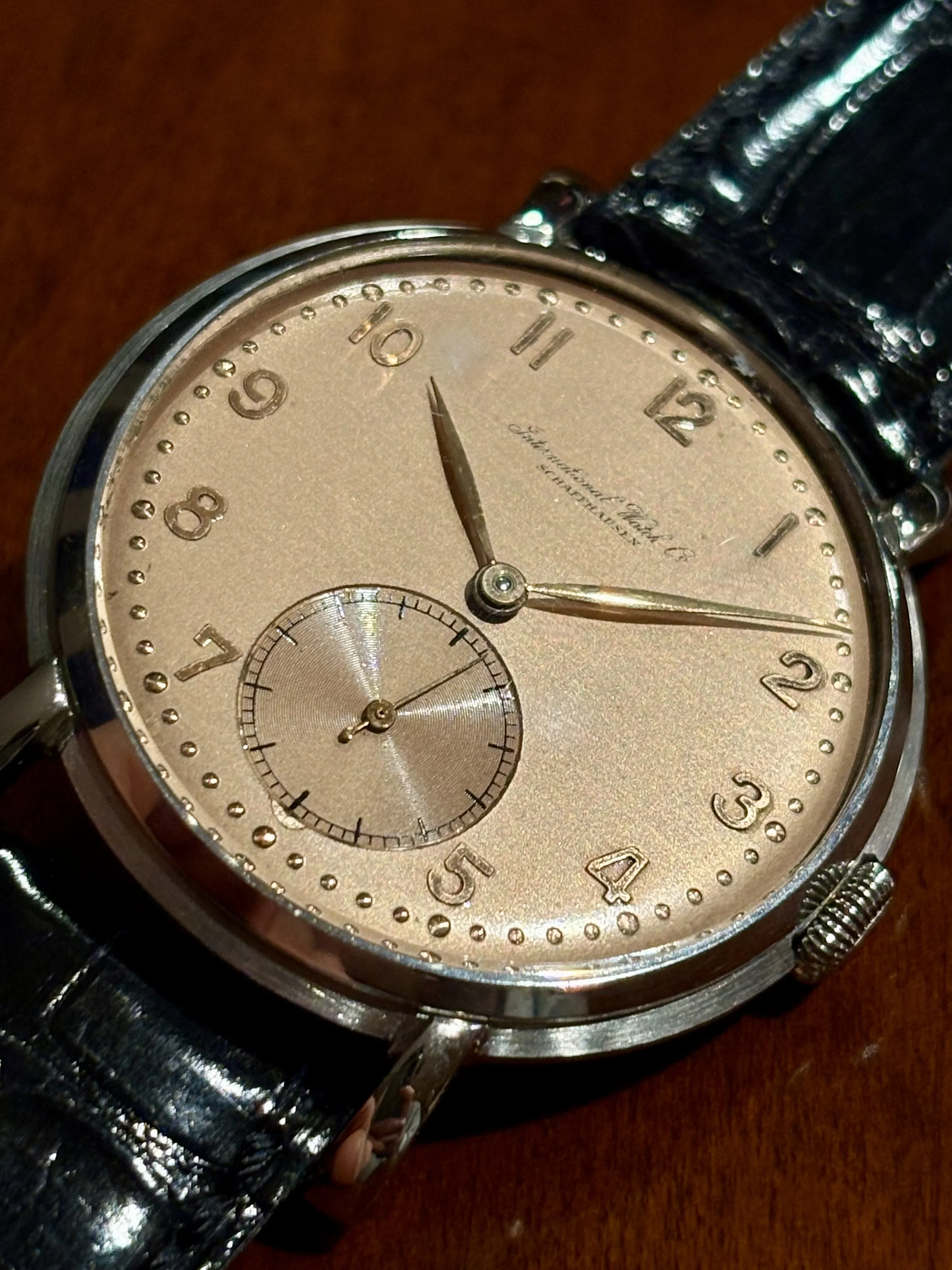 IWC Kaliber 88 in Edelstahl von 1948