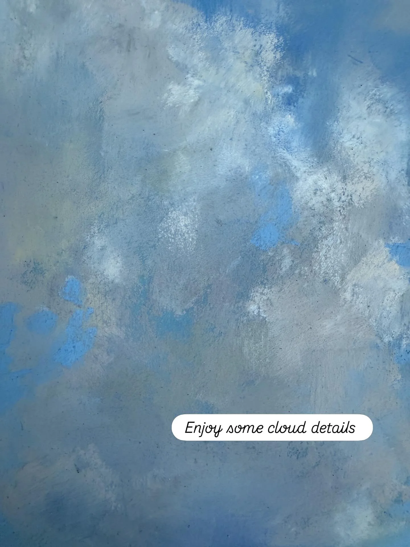 The texture of soft pastel is just 👌

This cloud mini was just what I needed today. ☁️

#dailypainting #softpastelart #minipaintings #fineart #texasart