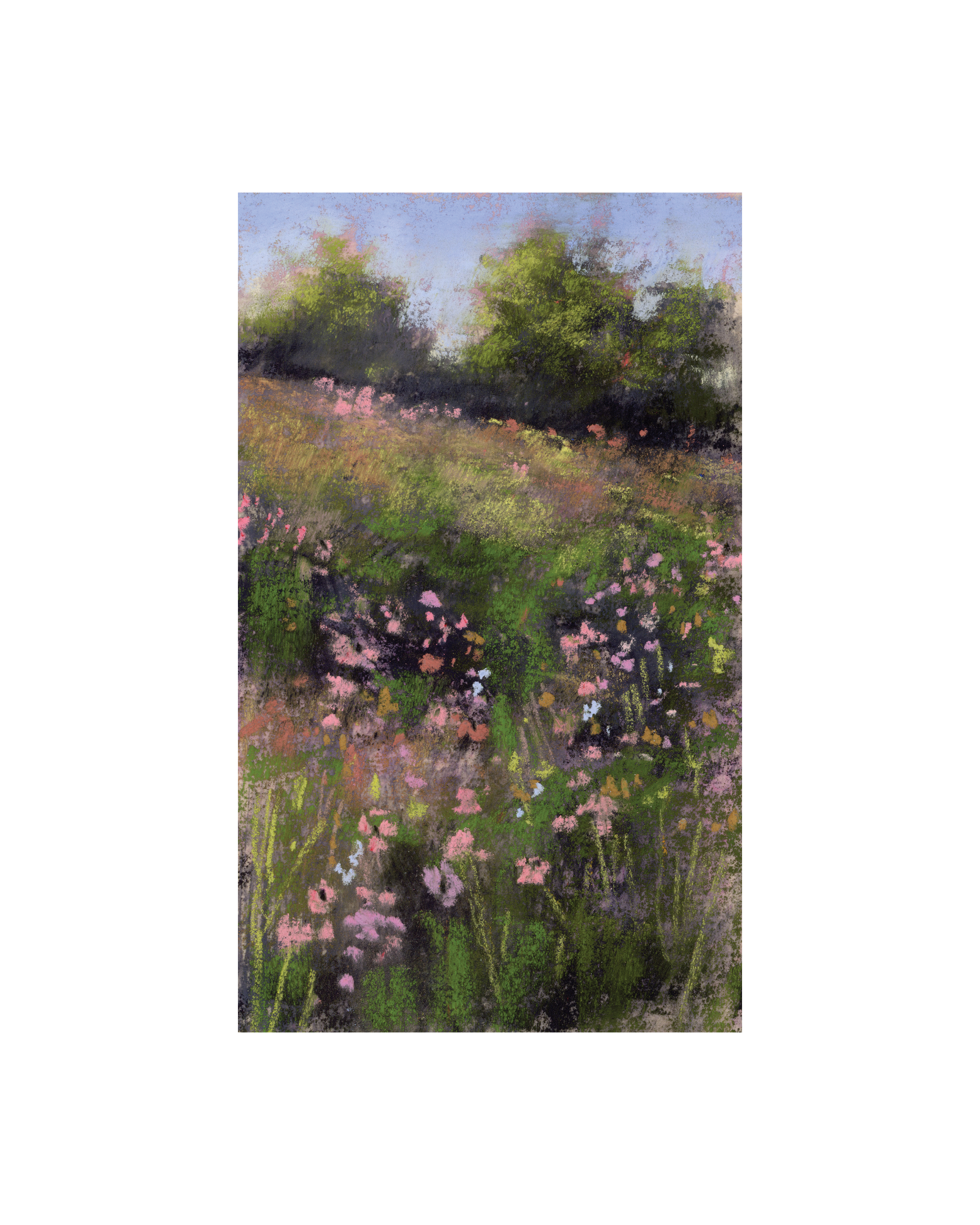Meadow No. 7 | Original Soft Pastel Painting