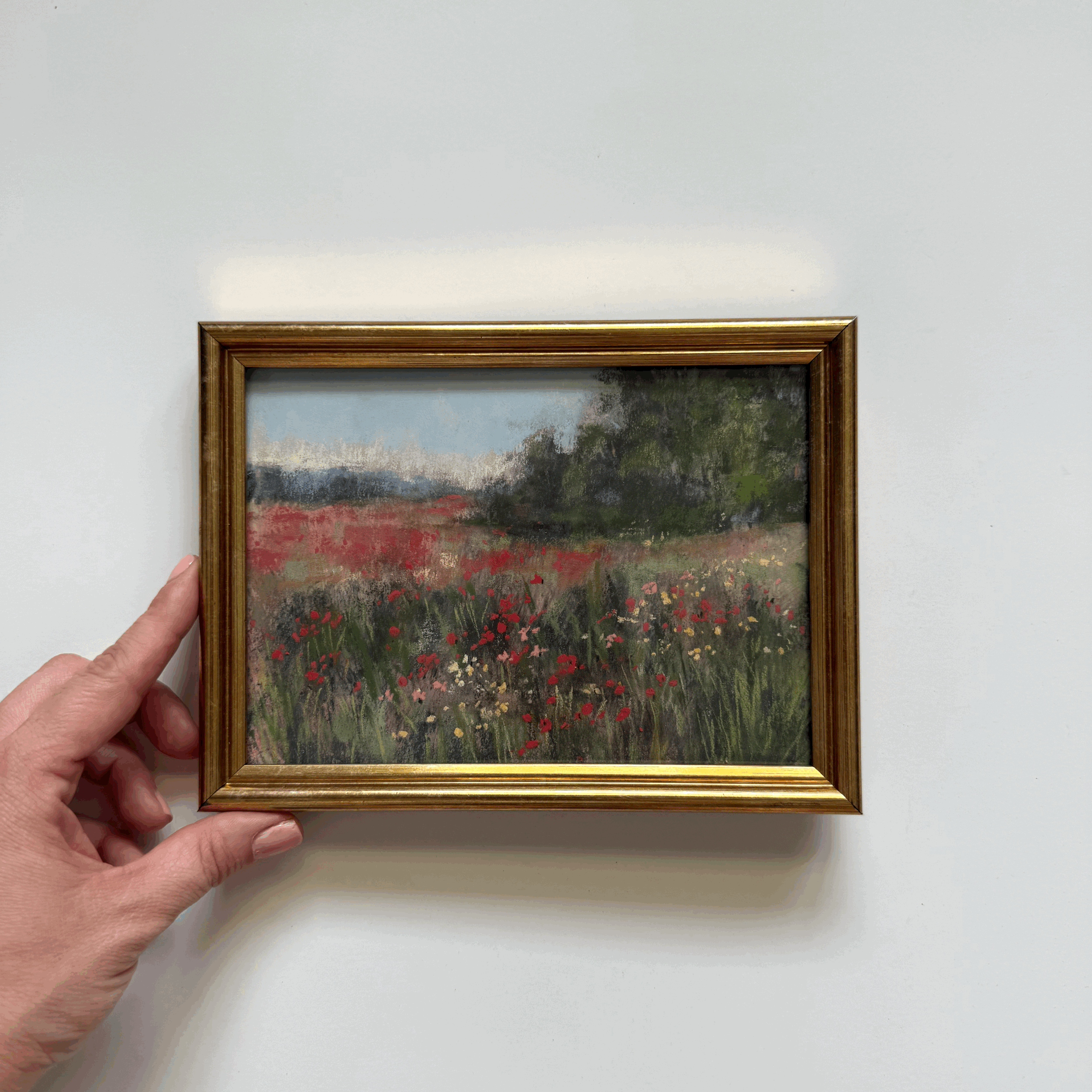 Meadow No. 4 | Original Soft Pastel Painting