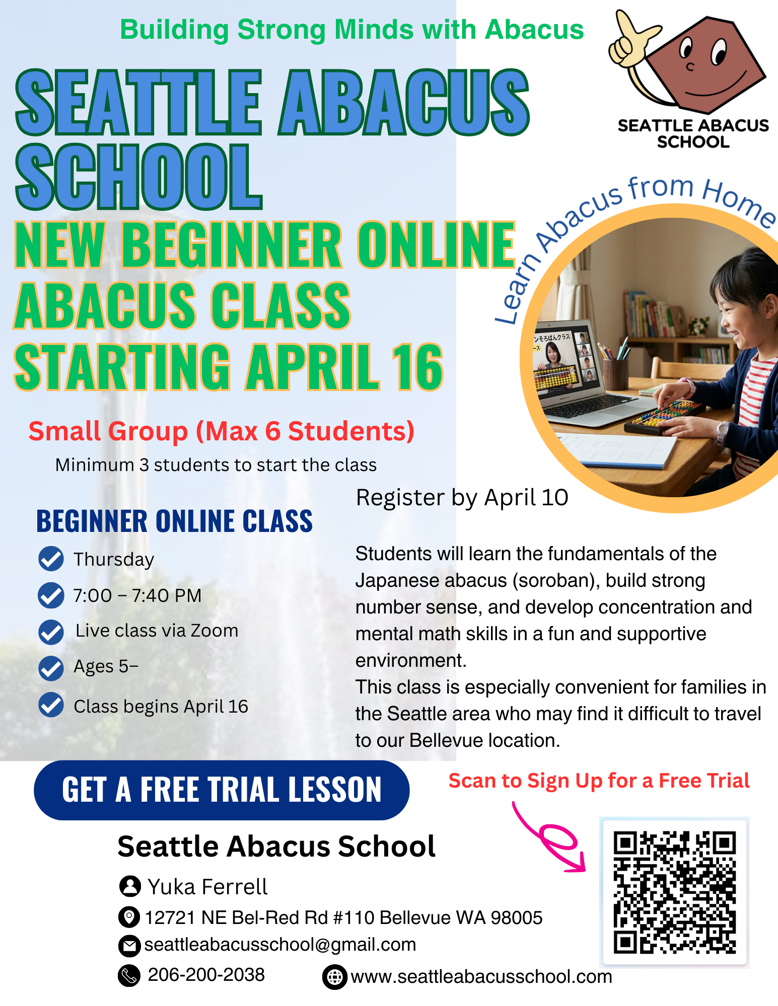Beginner Online Abacus Class – Seattle Abacus School!