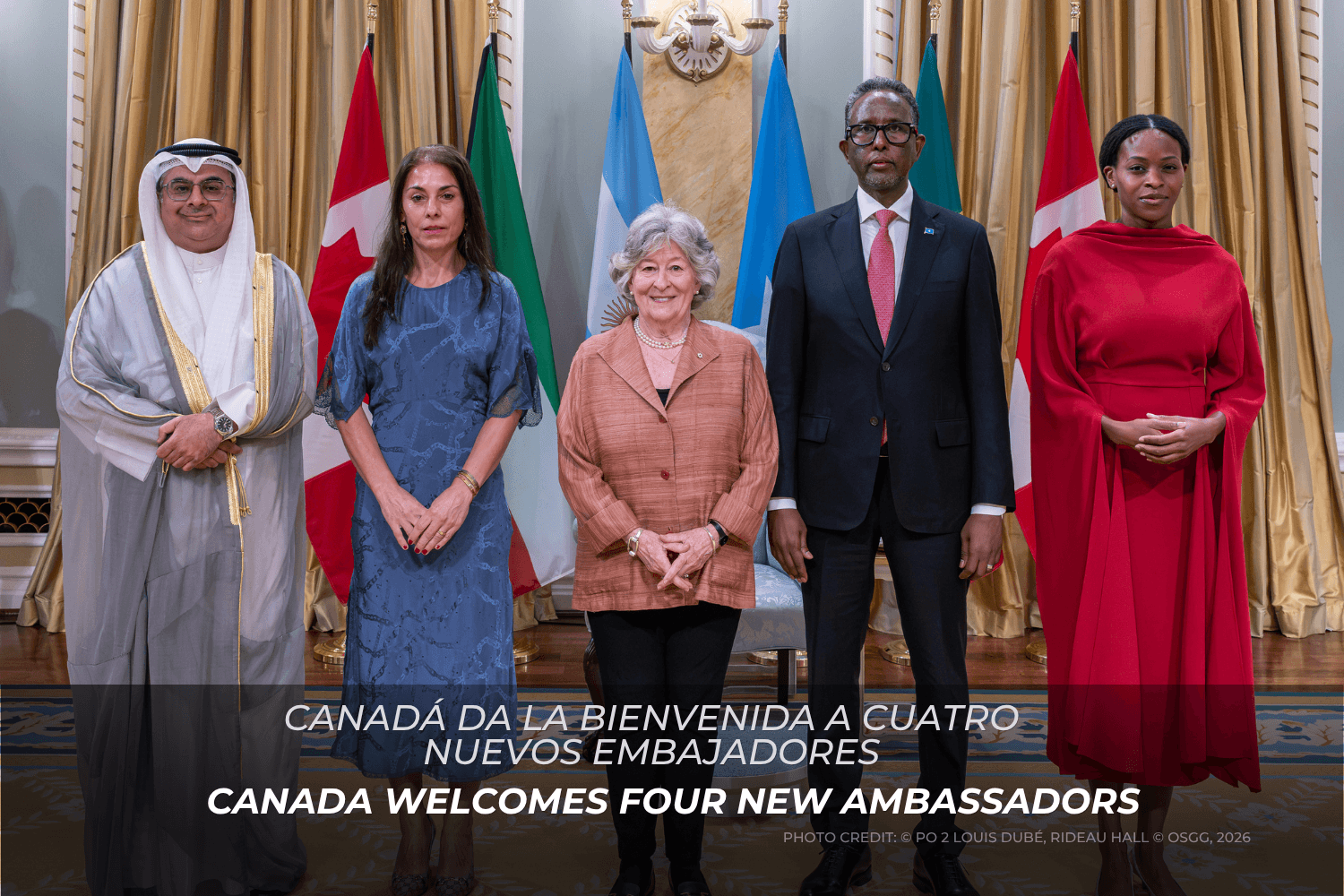 Canadá da la bienvenida a cuatro nuevos Embajadores