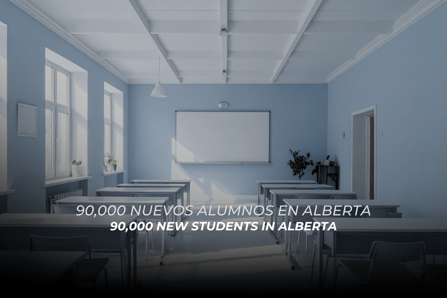 90,000 nuevos alumnos en Alberta