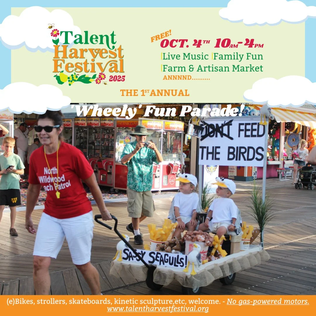 🎨 PARADE CONCEPT: Think fun costumes, decorated rides, and maximum creativity! The more playful, quirky, and imaginative, the better! Group entries are totally welcome - imagine families, friend groups, or community organizations rolling together in