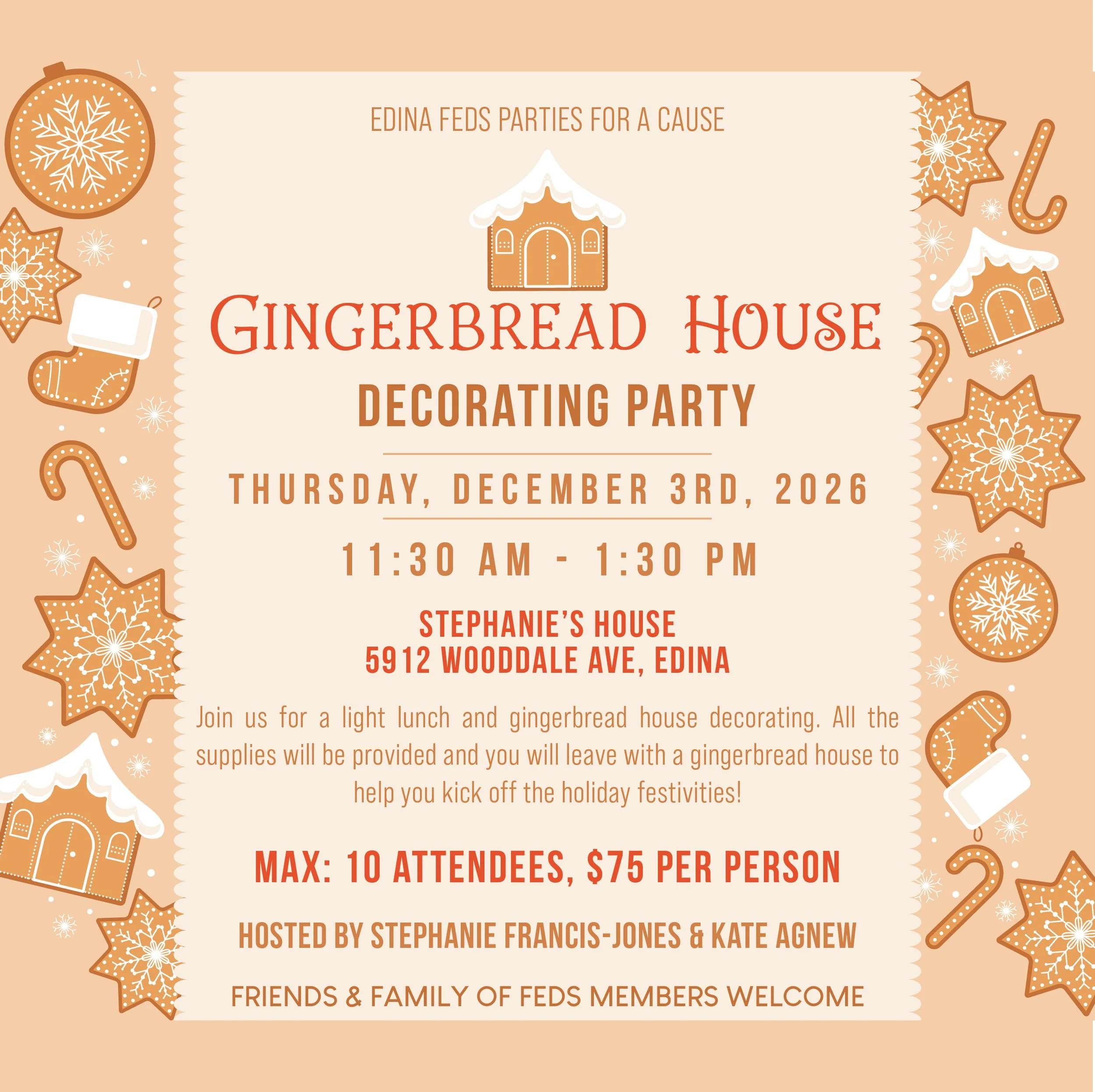 Gingerbread House Decorating Party