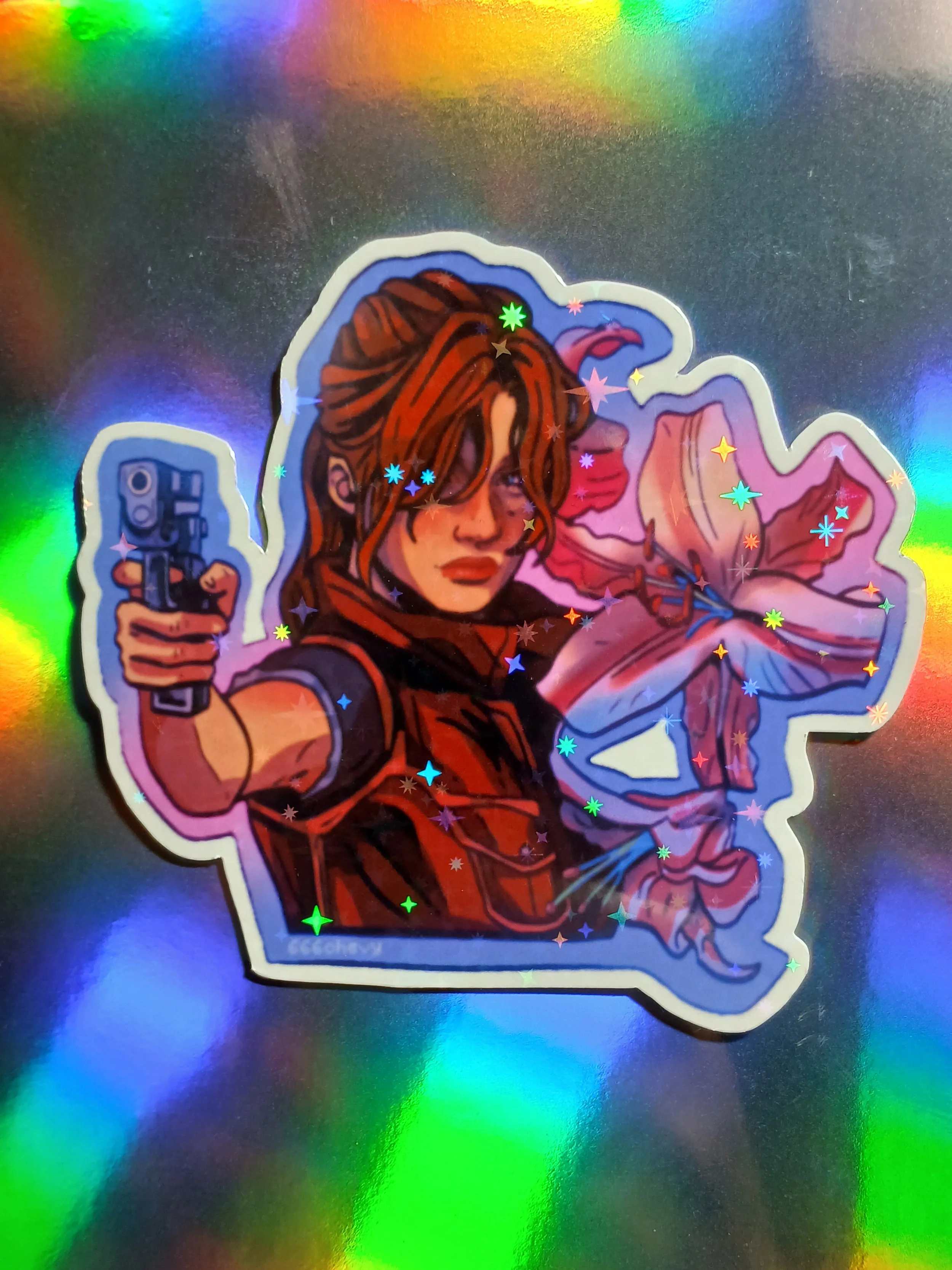 Claire Lilies (star hologrpahic)