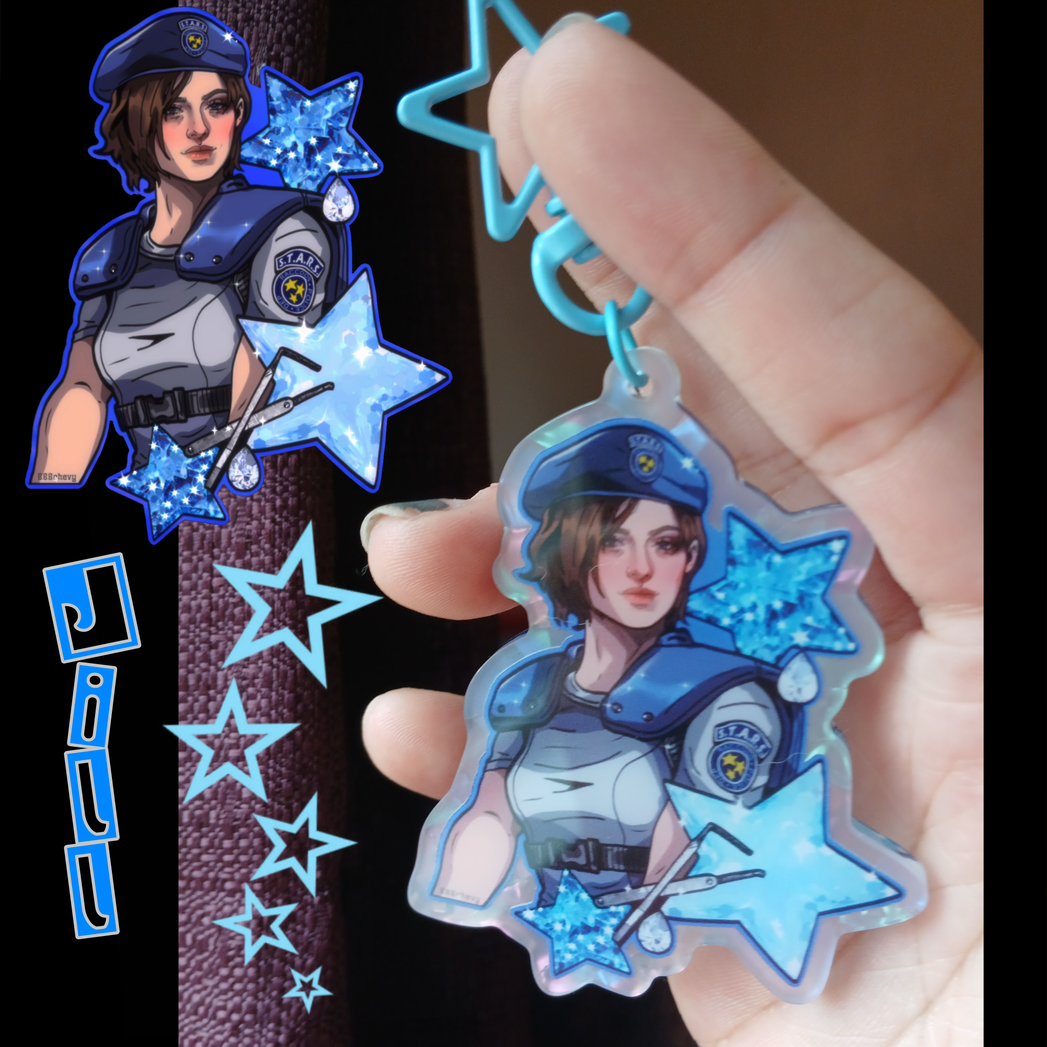 [PRE-ORDER] Jill Gem Keychain