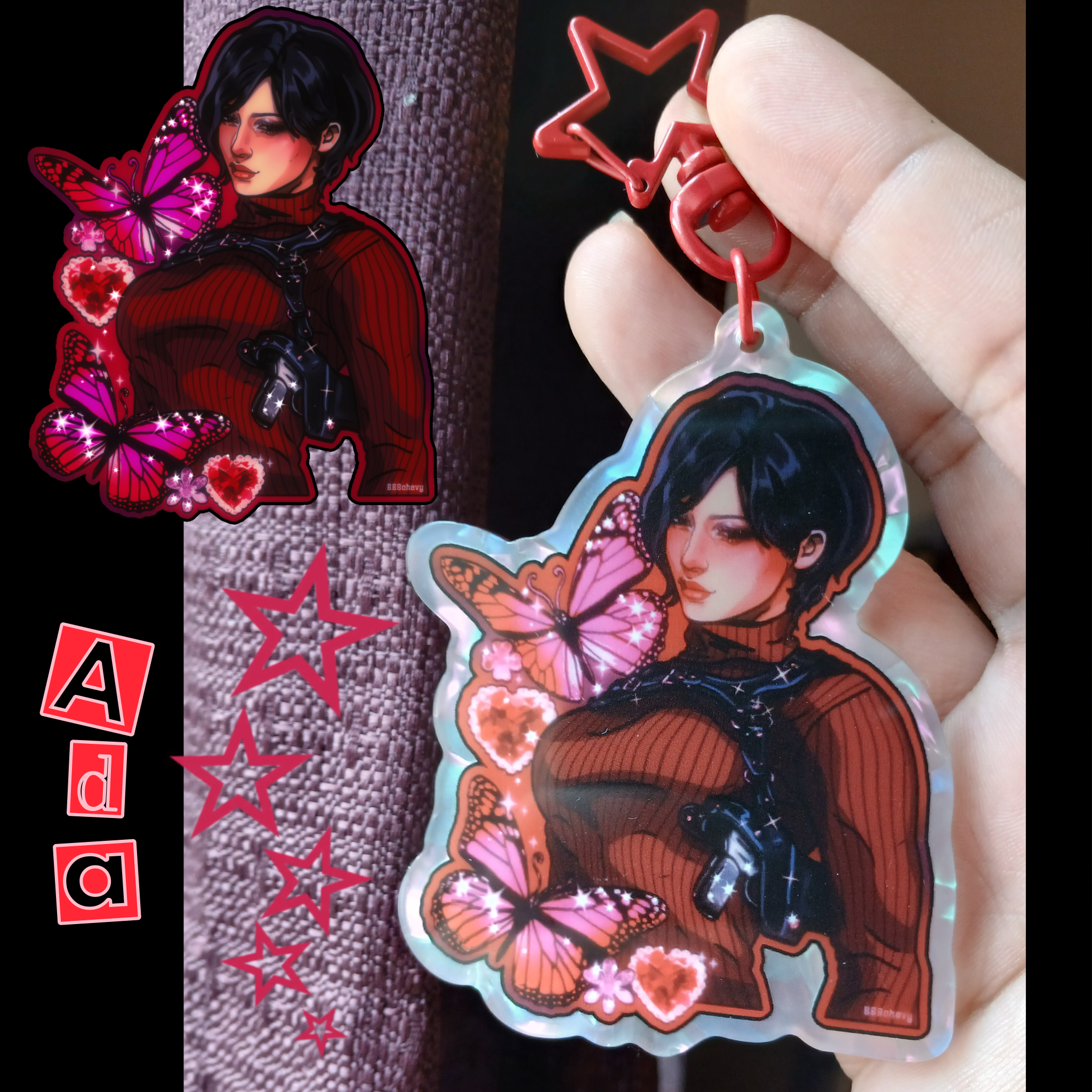 [PRE-ORDER] Ada Gem Keychain (3 in.)