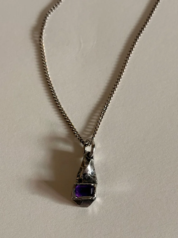 Bi Necklace Silver