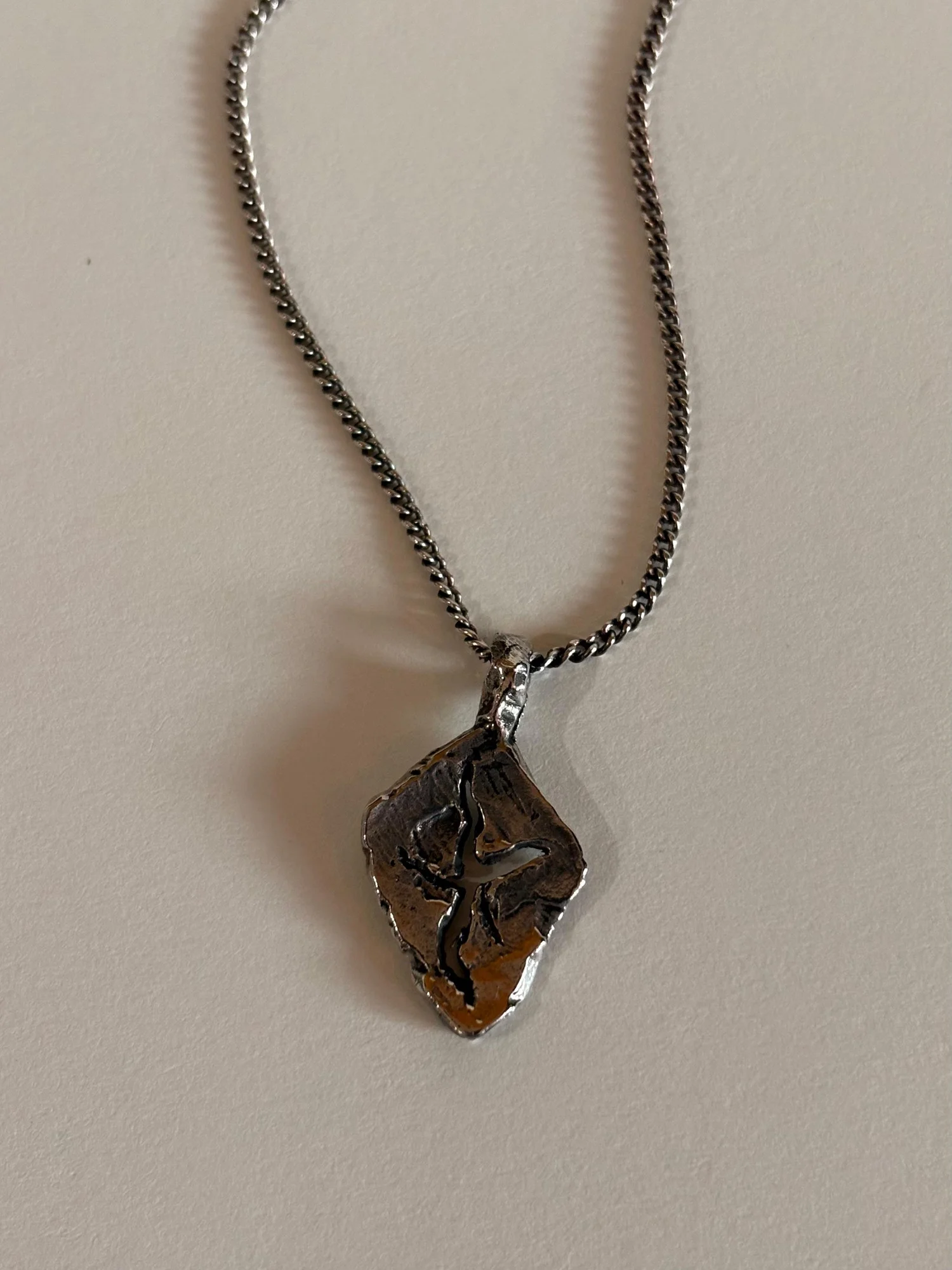 Lei Necklace Silver Hover