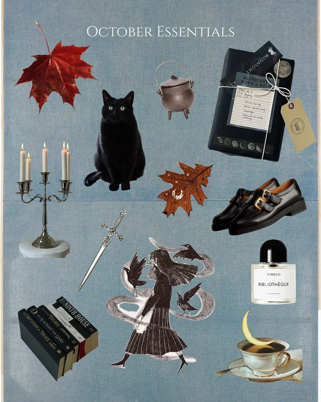 The best month of the year starts tomorrow and so does our shop 🌛🍂🗡️✨
.
Our blind dates with a book make the perfect addition to your fall tbr or a creative gift for a friend! And don&rsquo;t miss out on our custom blind date option&mdash; fill ou