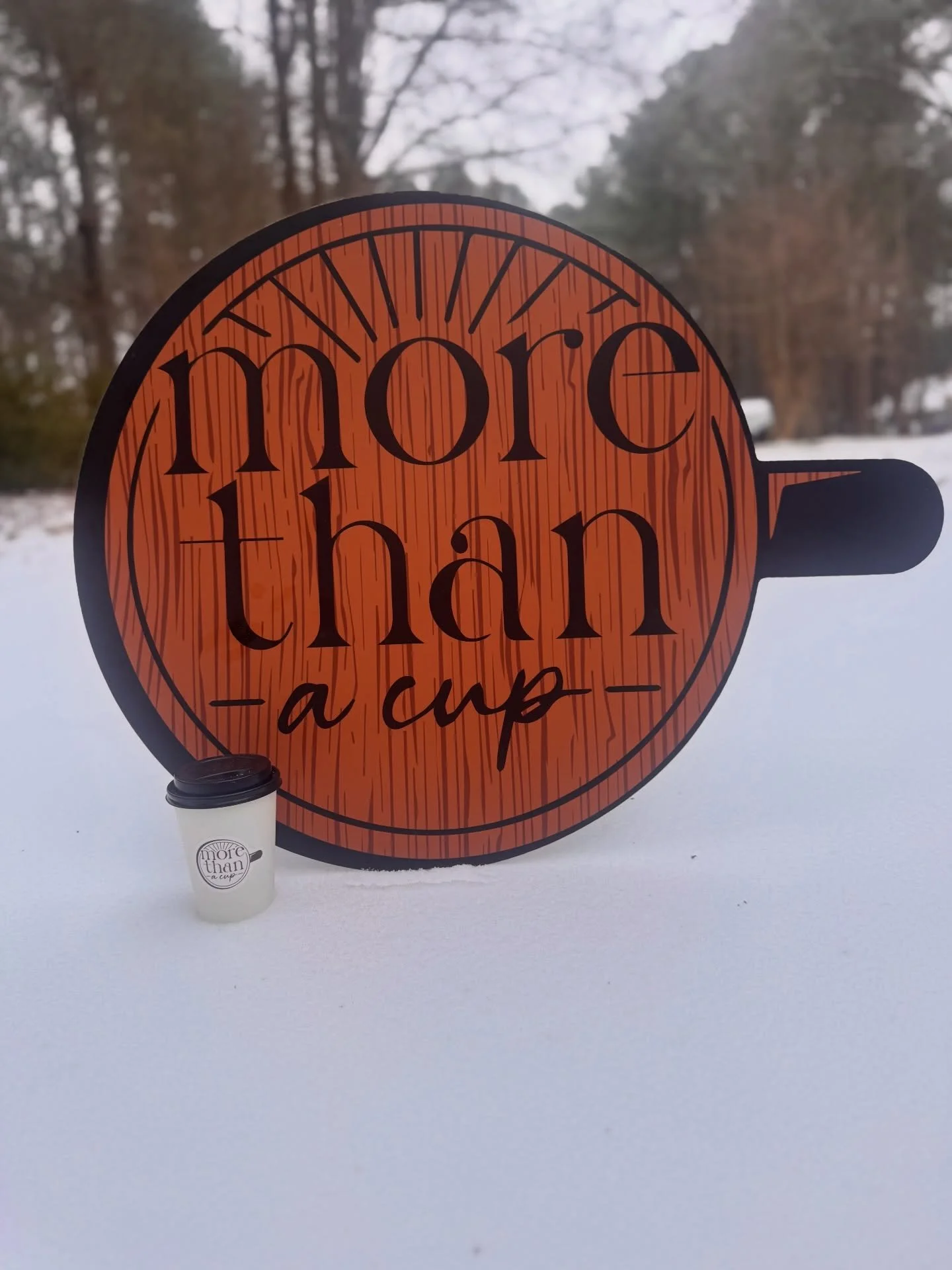 Mobile coffee cart&hellip; currently immobile 

Even snow days deserve More Than A Cup ❄️☕️