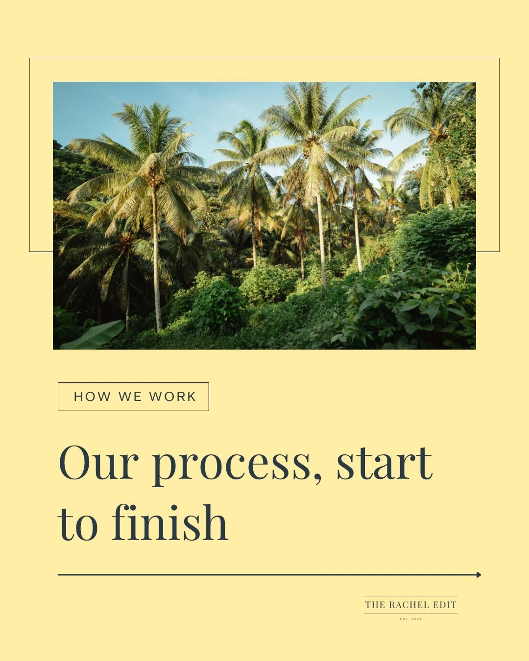 A look inside how we work 💛

Every step is intentional so your social presence not only looks good but also works for you!