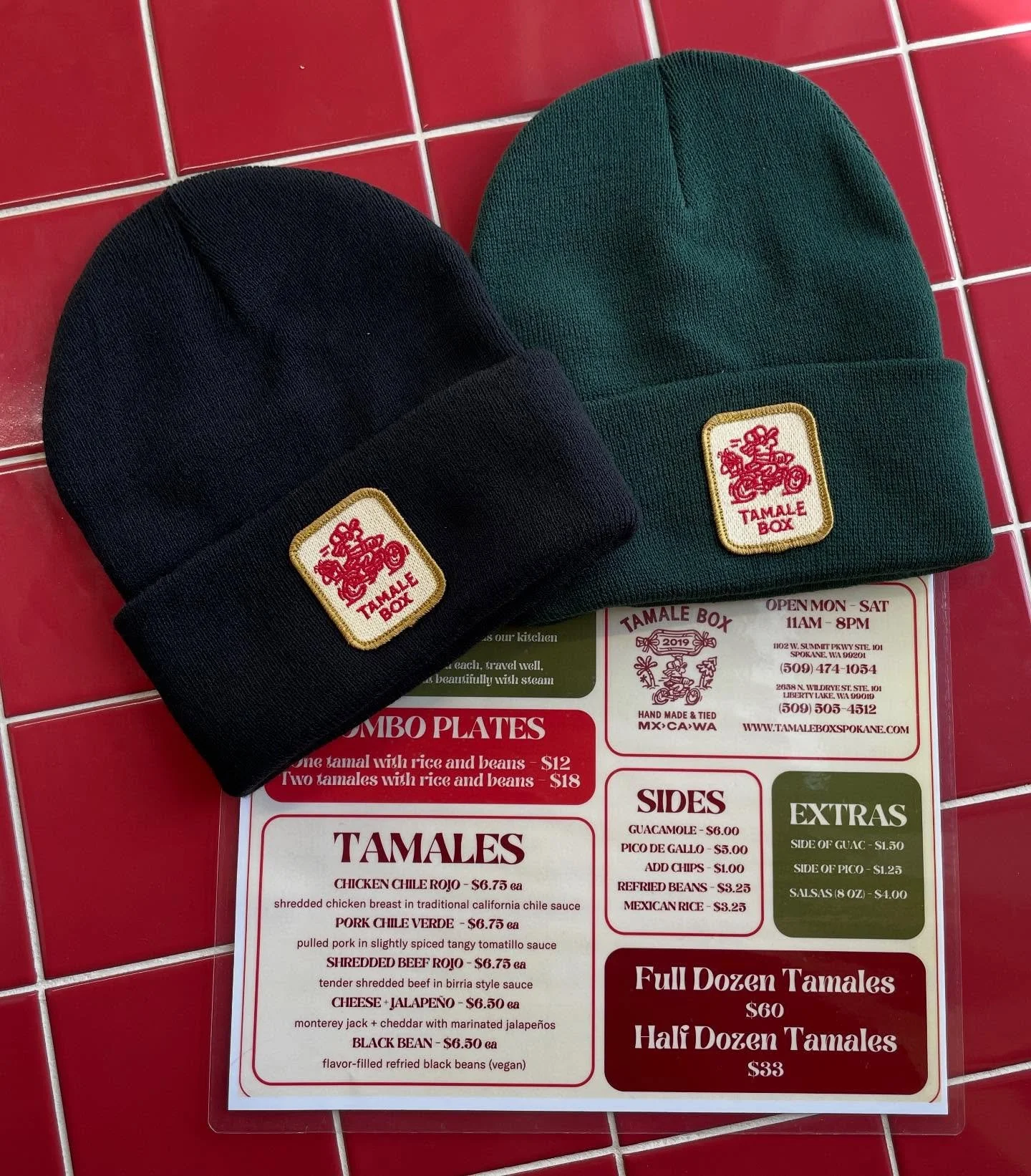 Custom patches and beanies for @tamalebox 

#tamalebox #spokane #spokanefood #spokanewashington #spokanewa