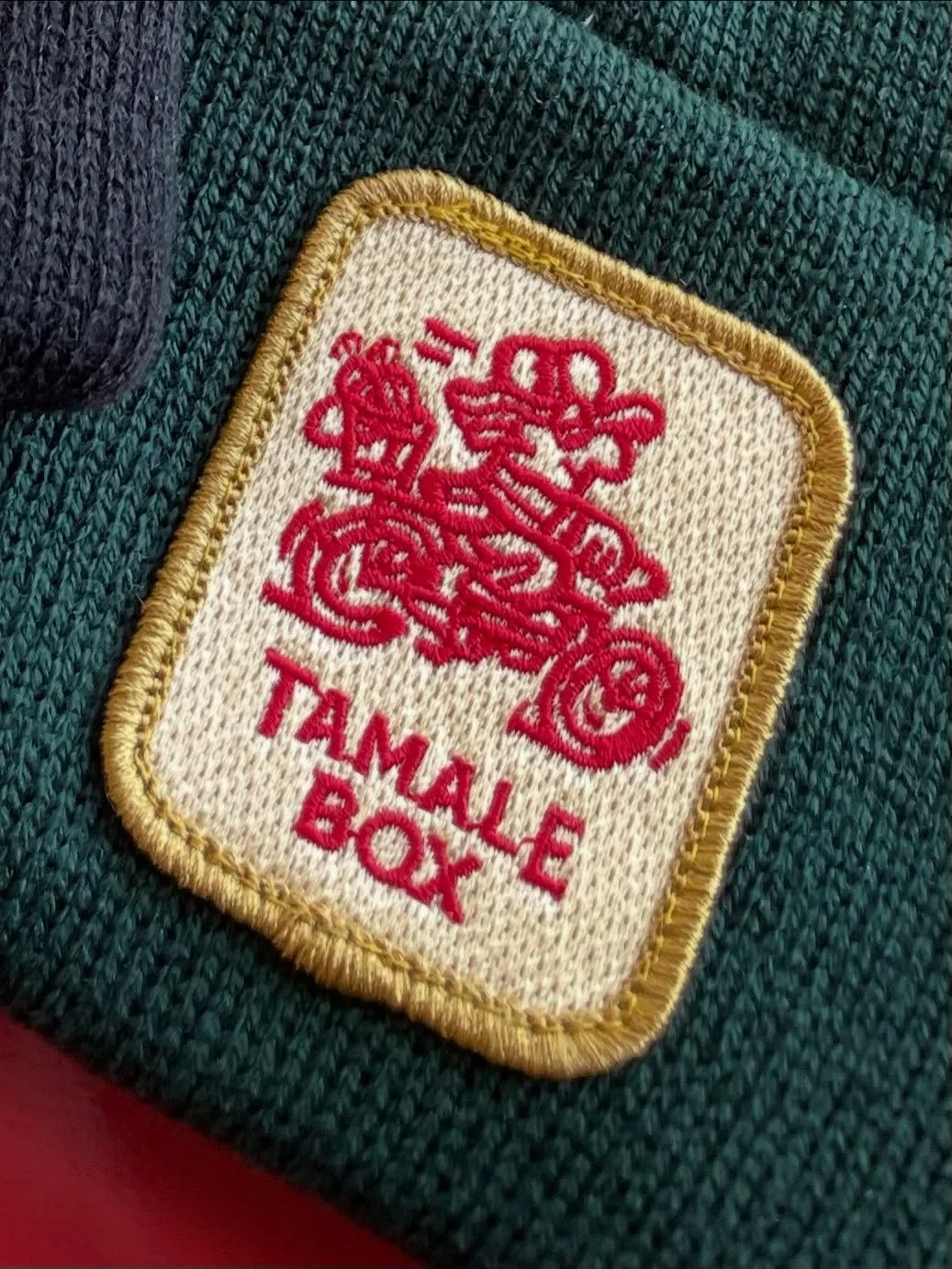 Detail. It matters. These are custom top quality patches we sourced and then had sewn onto beanies for @tamalebox 🫔 📦🔥

#tamalebox #thirdkinddesign #spokanedesigner #spokanefood