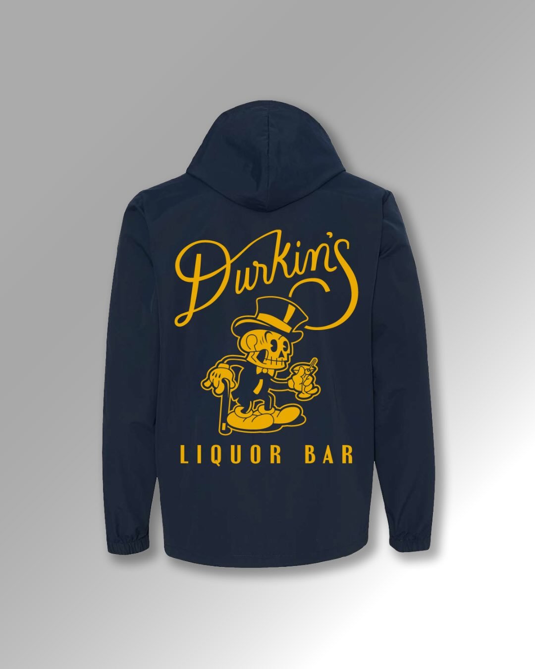 Custom windbreaker jacket for @durkins_liquor_bar 

#durkinsliquorbar #thirdkinddesign #spokanedesign #spokane