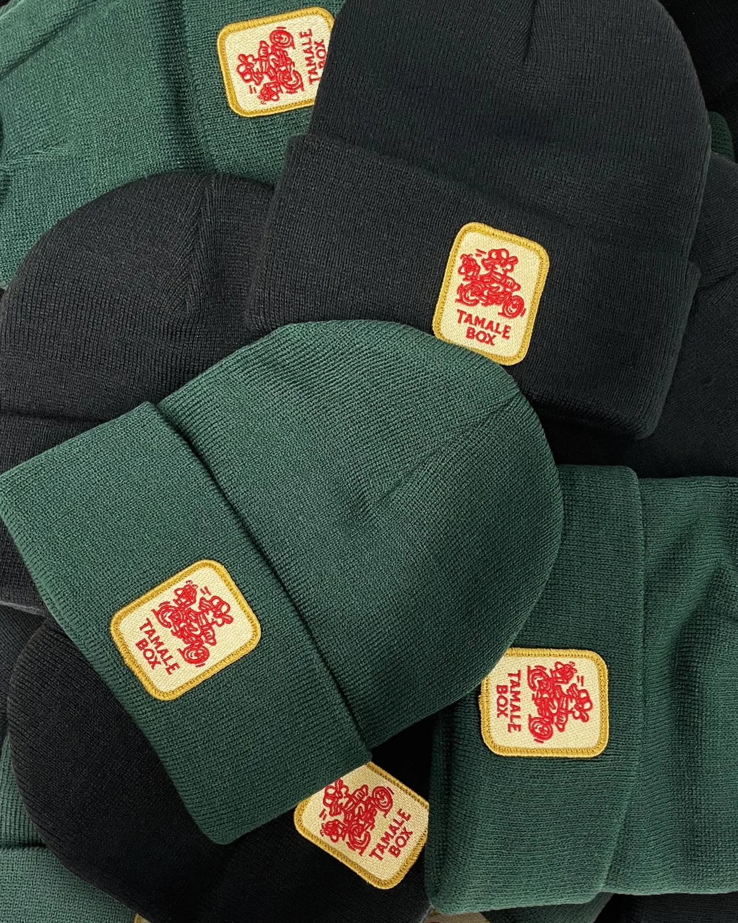 Custom embroidered patches and beanies for @tamalebox 

#tamalebox #thirdkinddesign #spokanebusiness #spokanedesign #spokane