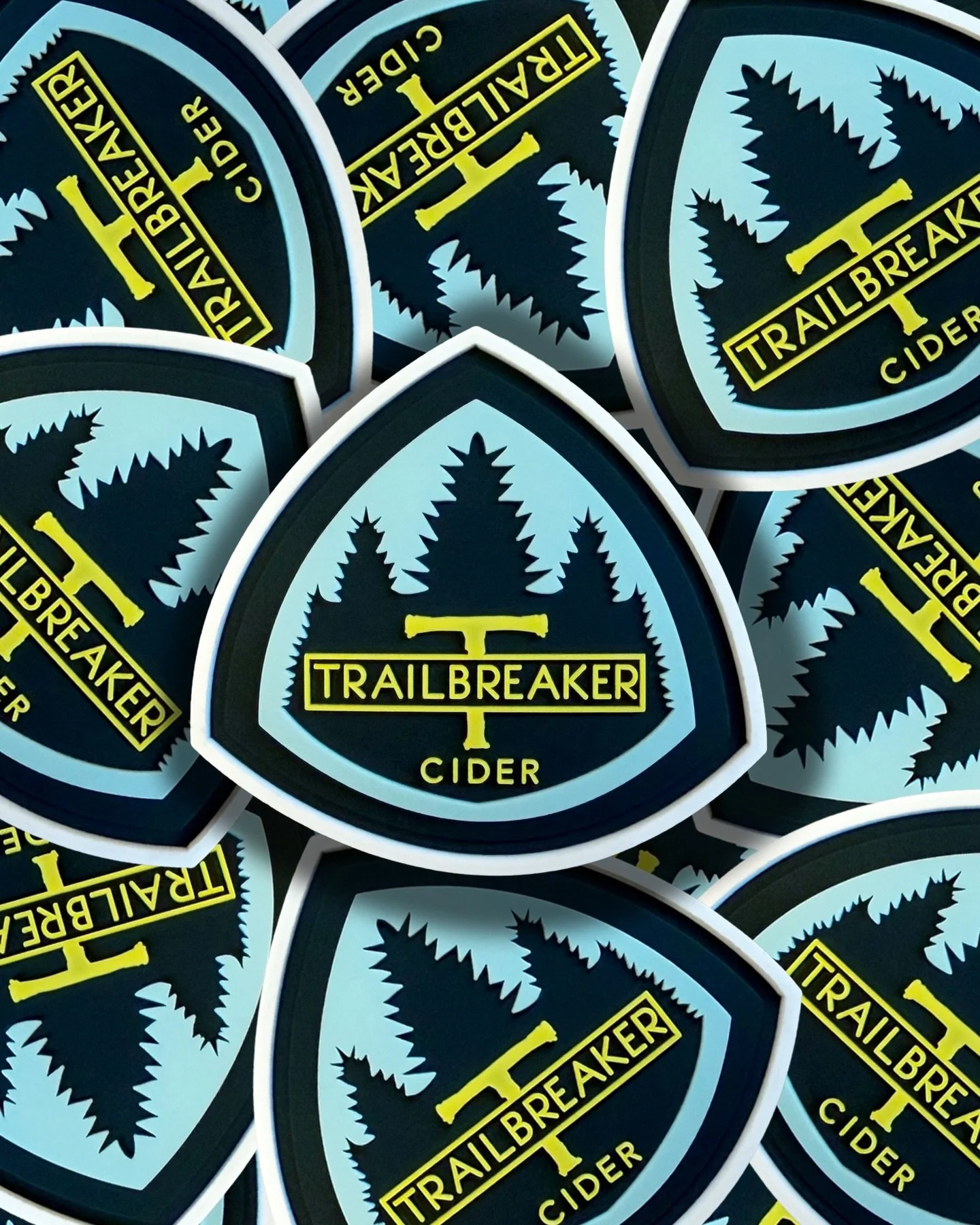 Custom rubber patches for @trailbreakercider 

#trailbreakercider #thirdkinddesign #spokanebusiness #spokanedesign #spokane
