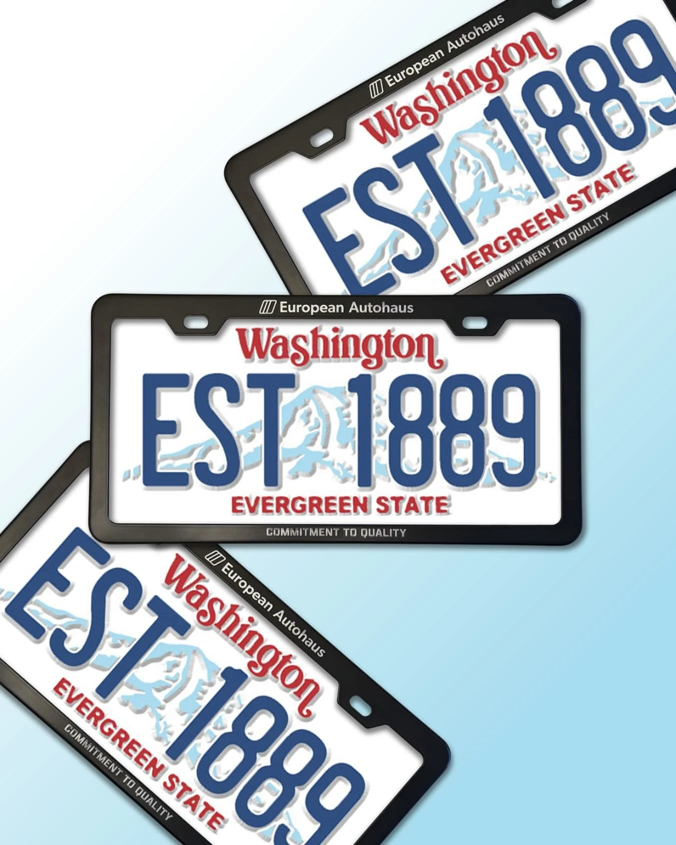 Custom laser engraved metal license plate frames for European Autohaus.

#thirdkinddesign #spokanebusiness #spokanedesign #spokane #spokanewashington