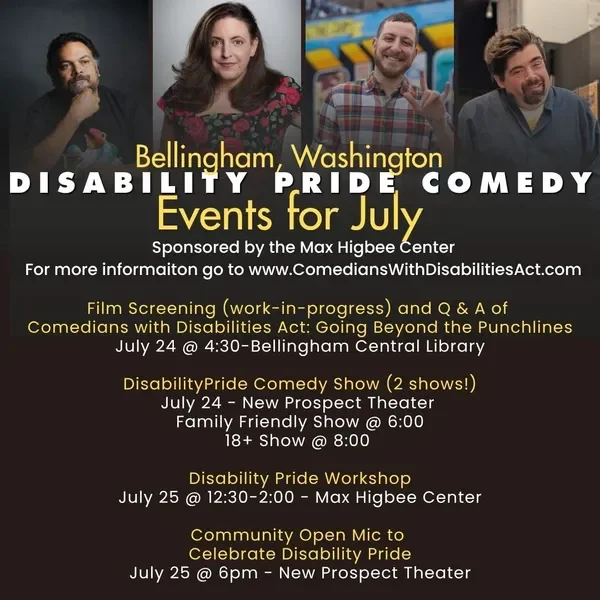 Comedians with Disabilities Collaboration with Max Higbee Center