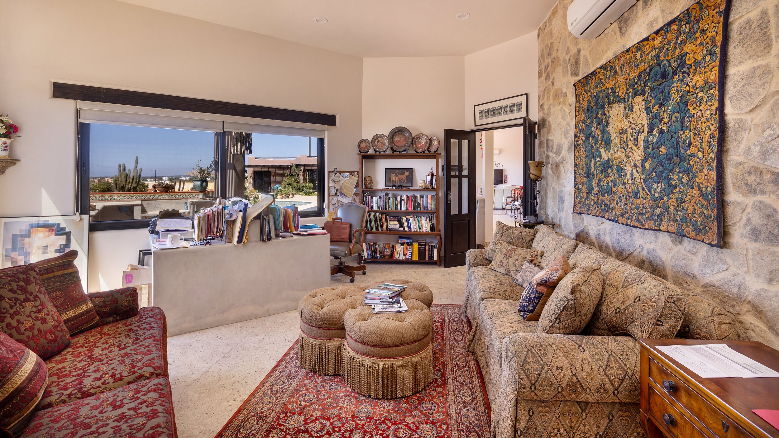 Casa Bohemia Office with ocean views